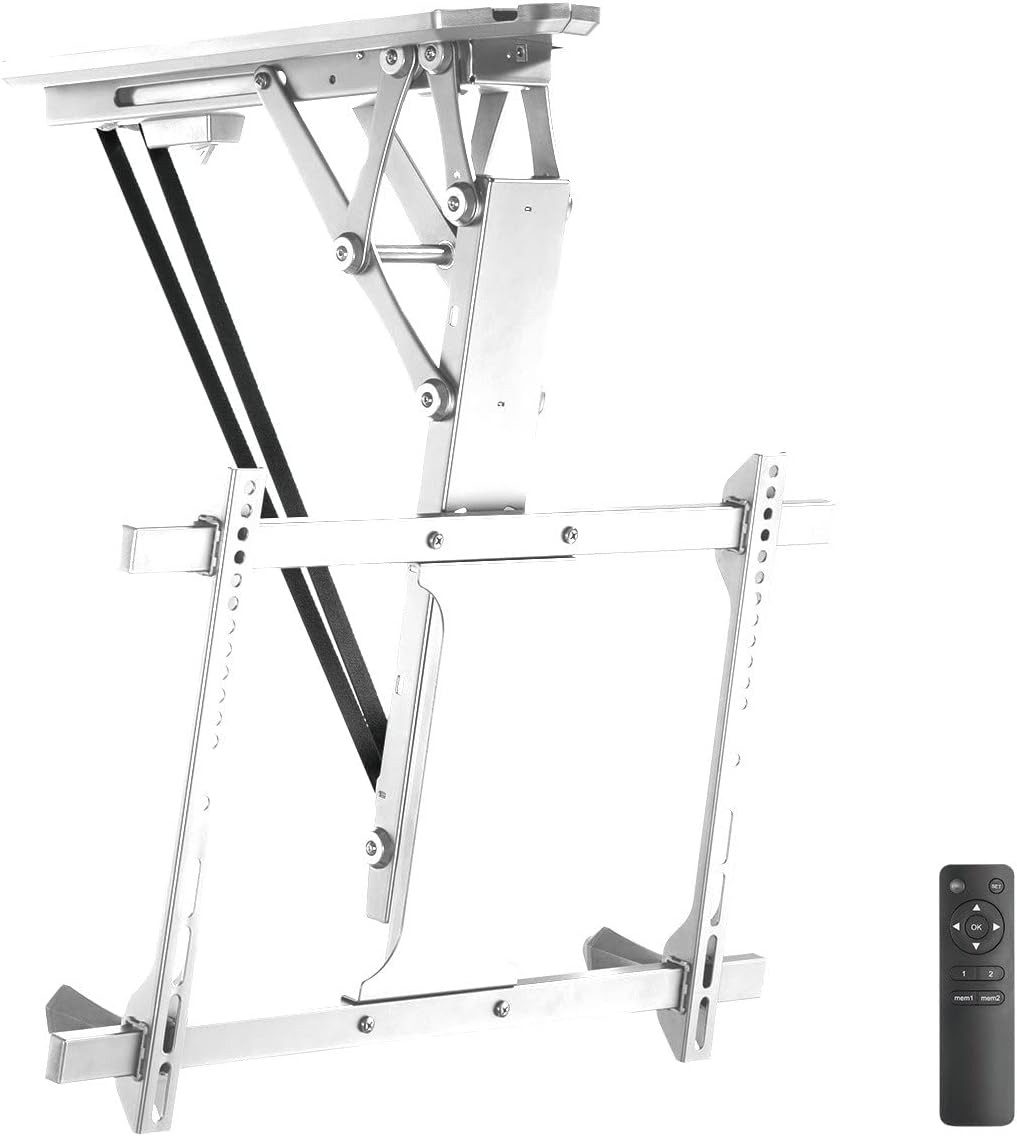 my wall TV-Deckenhalterung MyWall HL41MWL motorisierter TV Deckenhalter für 32“ - 70“ Zoll - Weiß, (bis 70 Zoll)