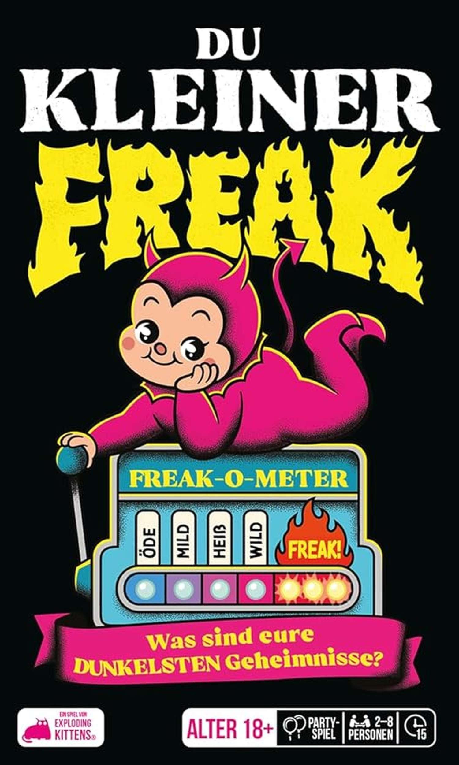 Asmodee Spiel Du kleiner Freak Partyspiel für Erwachsene 2-8 Spieler ab 18 J.