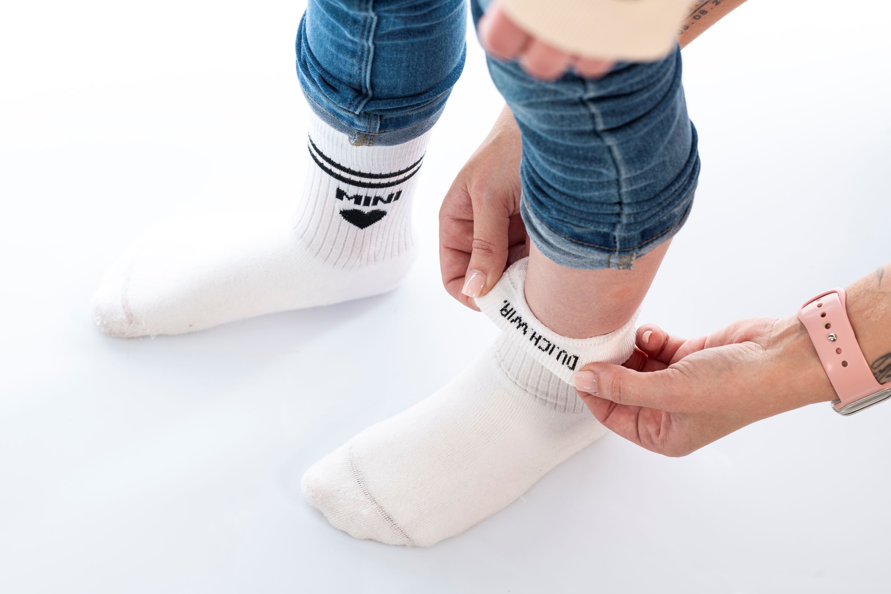 DAILYSOCKS Tennissocken MINI aus atmungsaktiver Biobaumwolle (1-Paar)