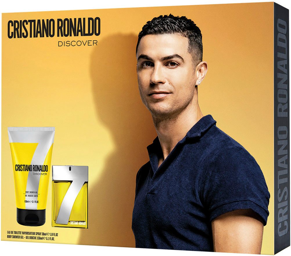 CRISTIANO RONALDO Duft-Set Christiano Ronaldo CR7 Discover, 2-tlg., Eau de Toilette und Duschgel