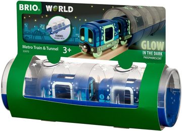 BRIO® Spielzeug-Zug BRIO® WORLD, Tunnelbox U-Bahn, leuchtet im Dunkeln, FSC®- schützt Wald - weltweit