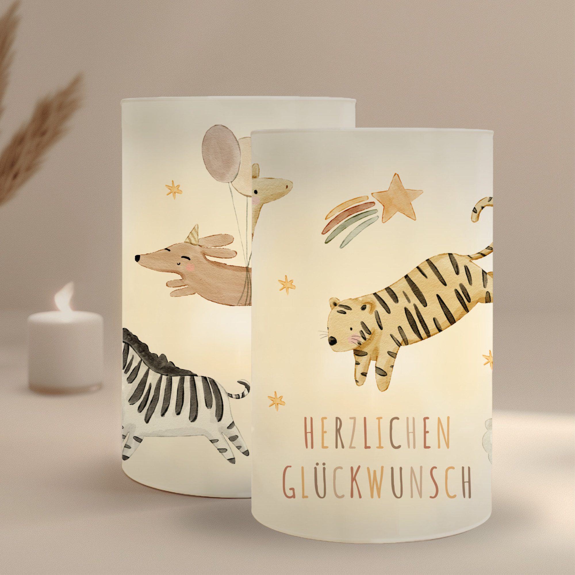 MeinBaby123® Papierdekoration 10 Kindergeburtstag Windlichthüllen, Teelicht günstig online kaufen