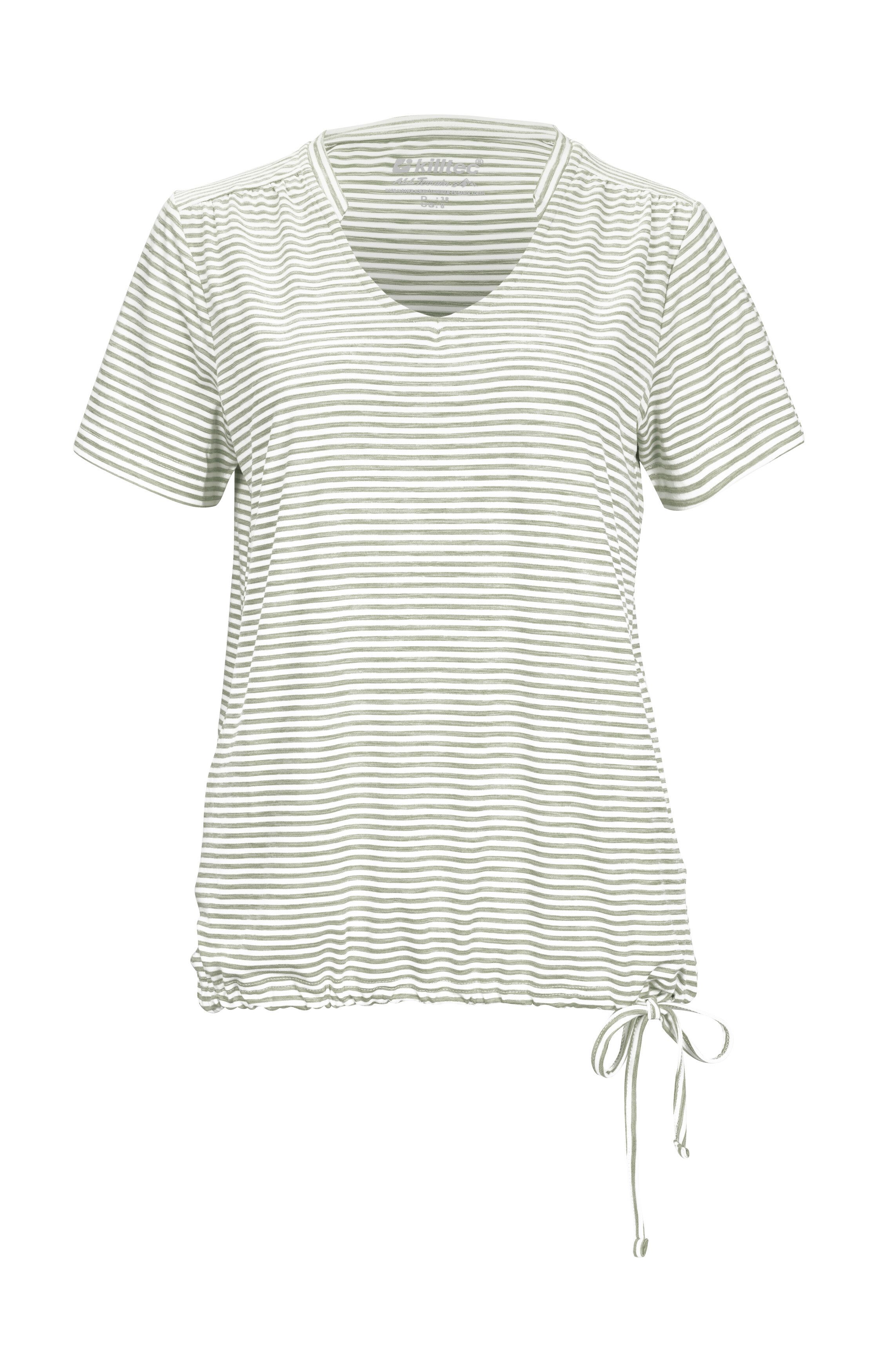 Killtec T-Shirt WMN TSHRT F Gestreiftes, schnelltrocknendes Funktionsshirt günstig online kaufen