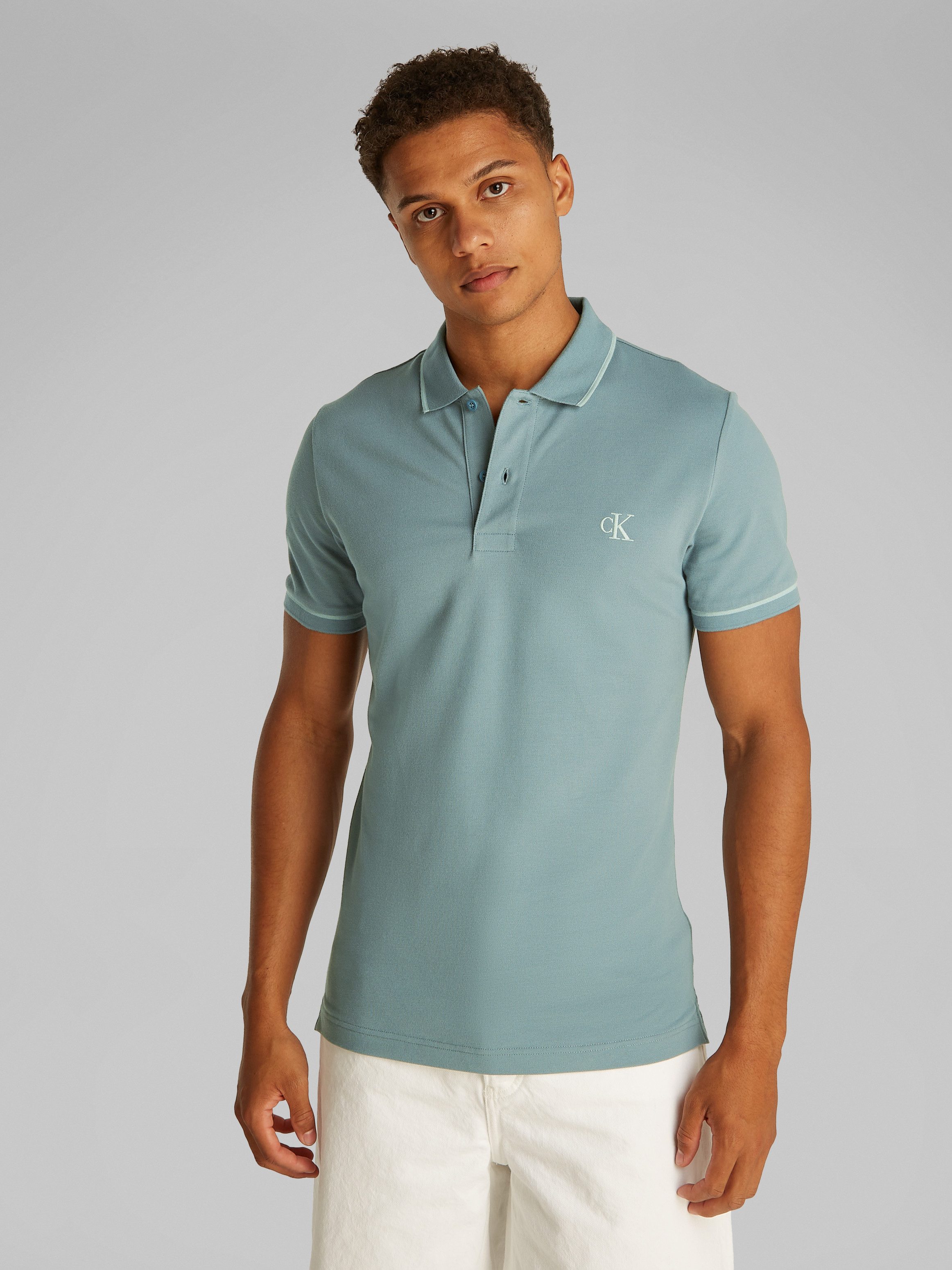 Calvin Klein Jeans Poloshirt TIPPING SLIM günstig online kaufen