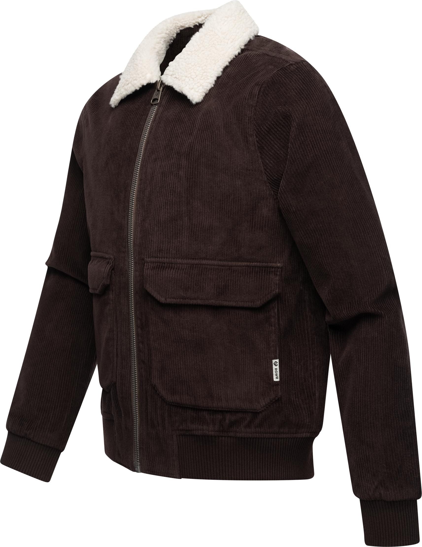 Ragwear Cordjacke Aviss Wasserdichte Herren Übergangsjacke aus Kord