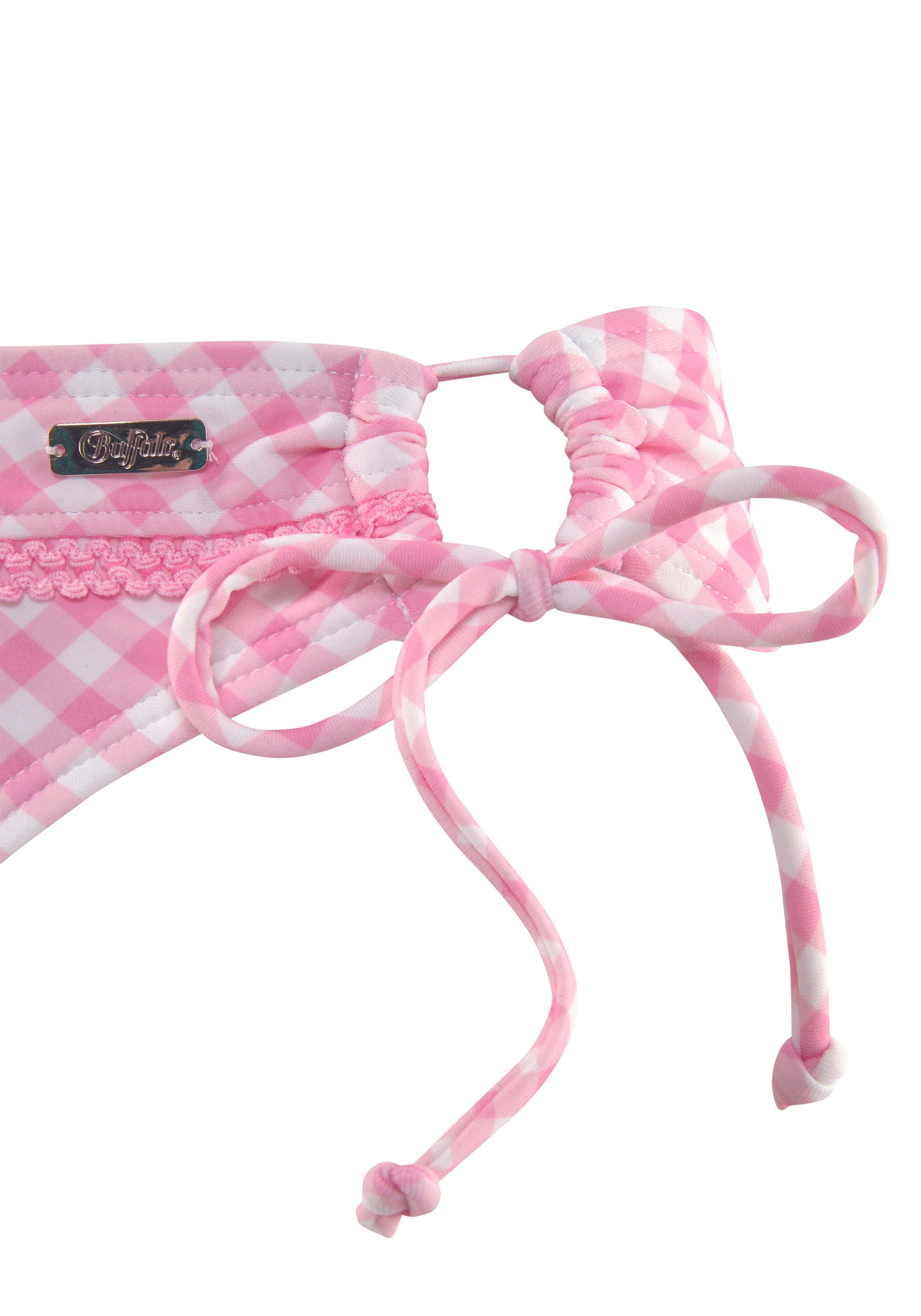 Buffalo Bikini-Hose Karo mit Zierborte – Bild 2 von 5