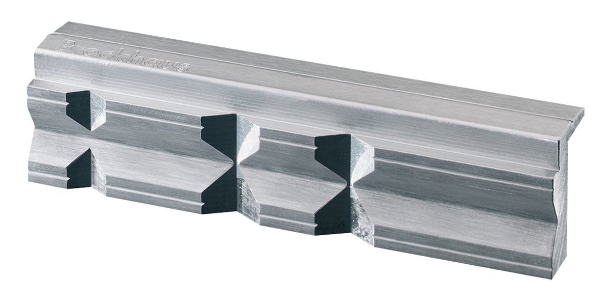 Heuer Zwinge HEUER Aluminium Schraubstock Magnet-Schutzbacke Prismen 160 mit mm, P für Typ