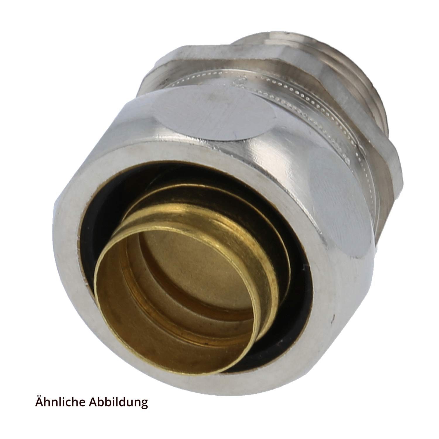 Flexa Schlauchverschraubung Titel:FWD M12-BL Metallverschraubung gerade Gewinde M12x1,5 für Schla