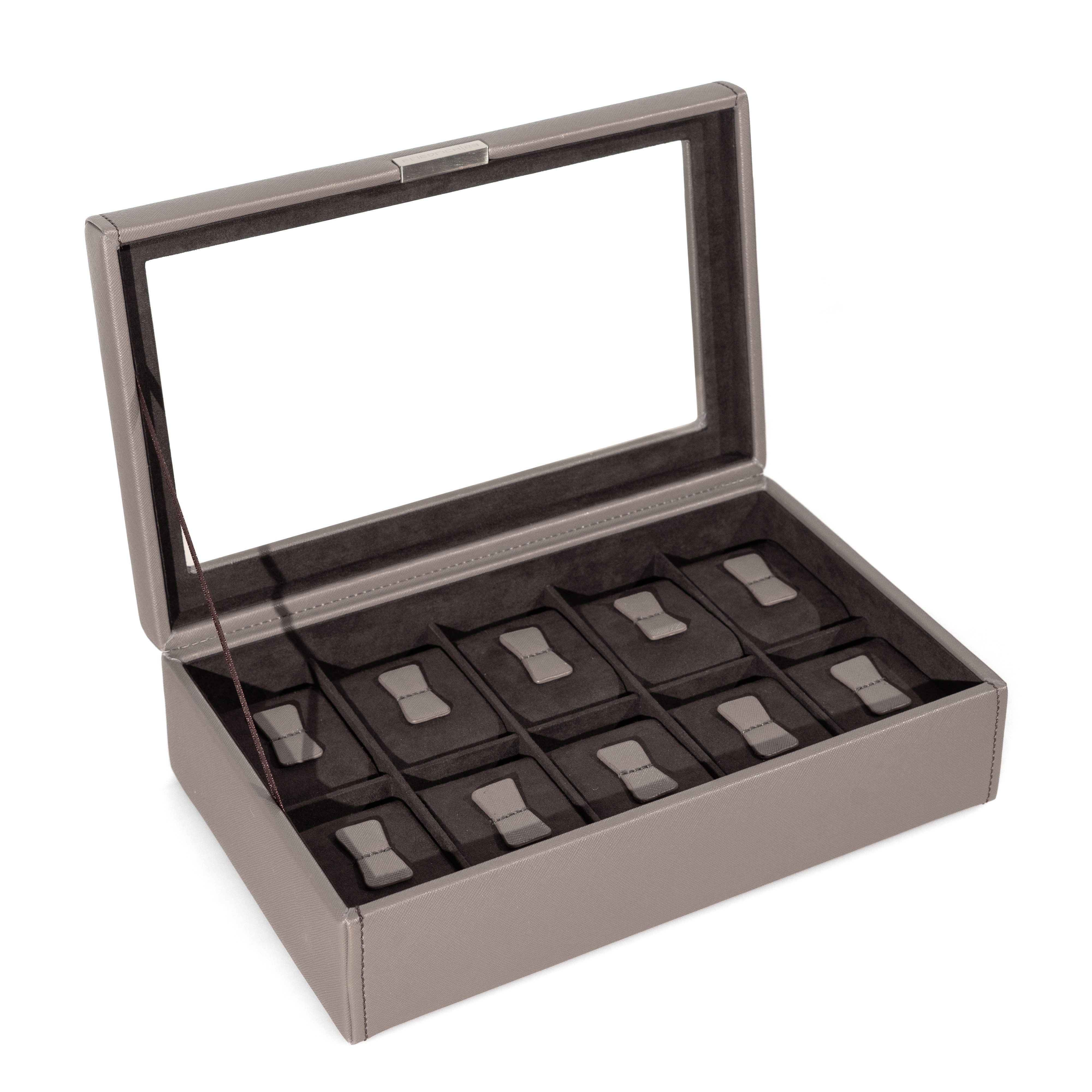 Friedrich23 Uhrenbox Bond Cross Grain für 10 Uhren