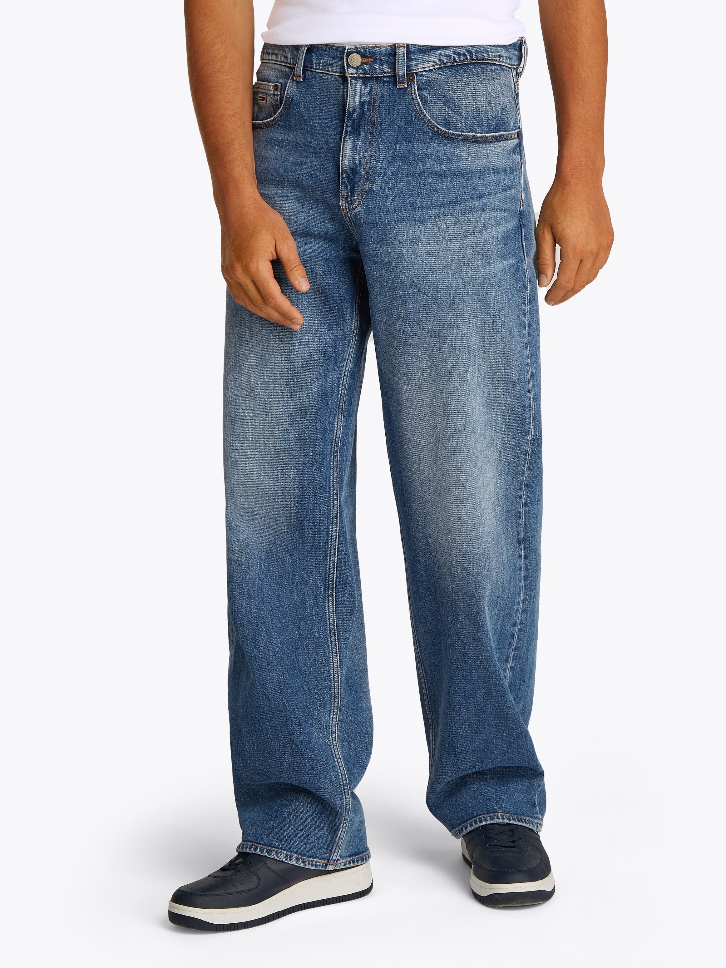 Tommy Jeans Loose-fit-Jeans "Jamie Loose Straight", in blauer Waschung günstig online kaufen
