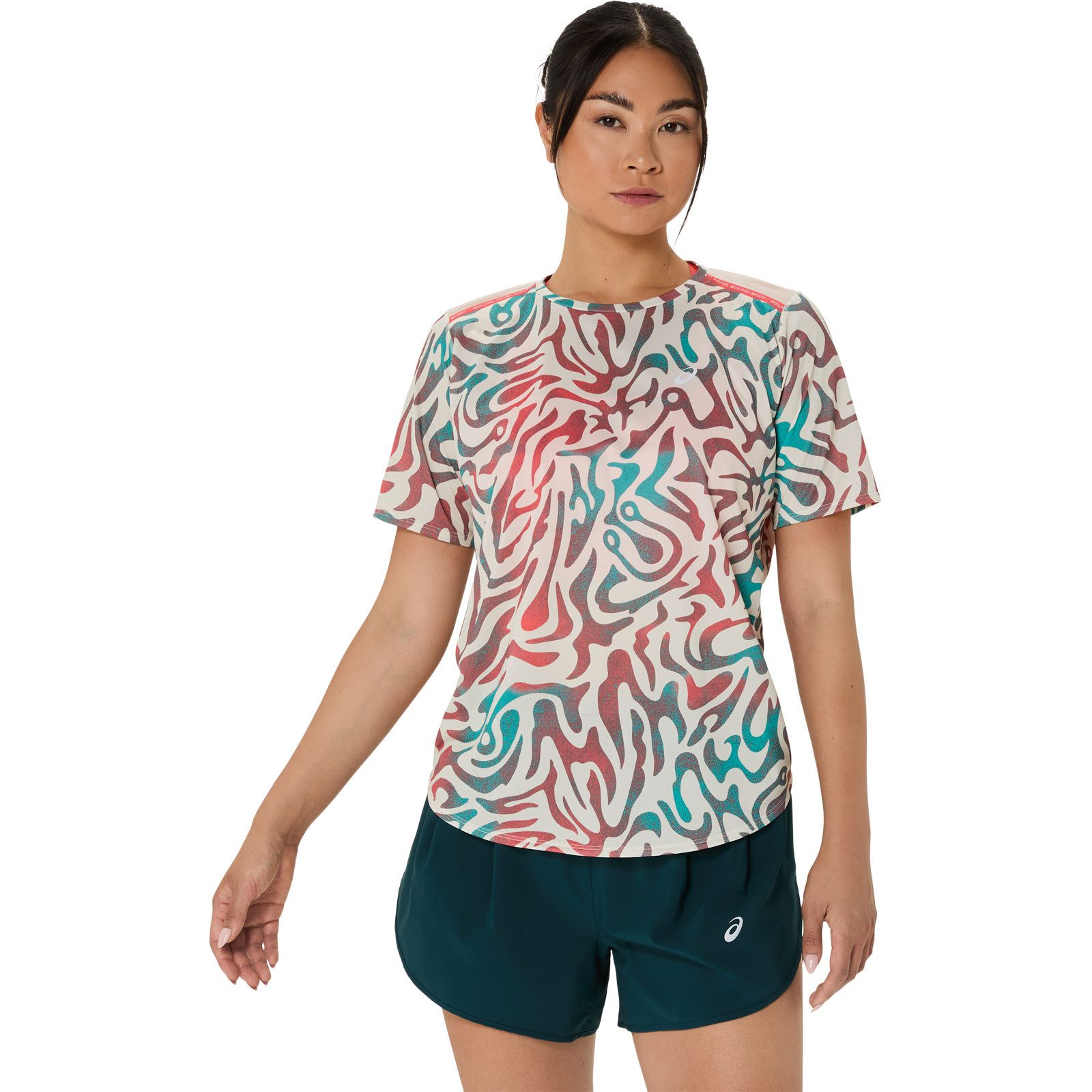 Asics Laufshirt ROAD All Over Print Top 2012D225-200 Running & Sport Shirt günstig online kaufen