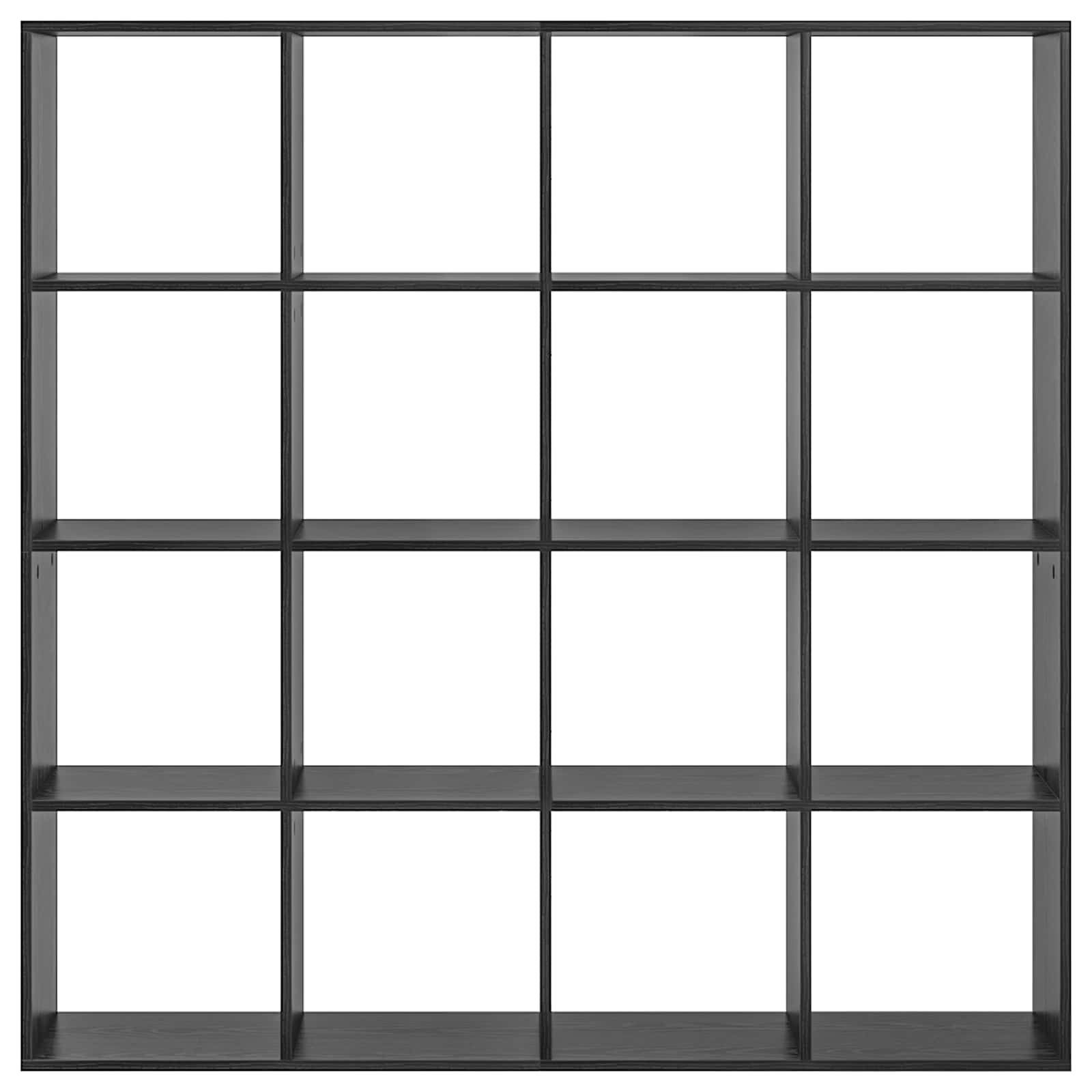 vidaXL Bücherregal Bücherregal 16 Ebenen 137,5 x 29 x 137,5 cm Holzwerkstoff, 1-tlg. – Bild 5 von 5