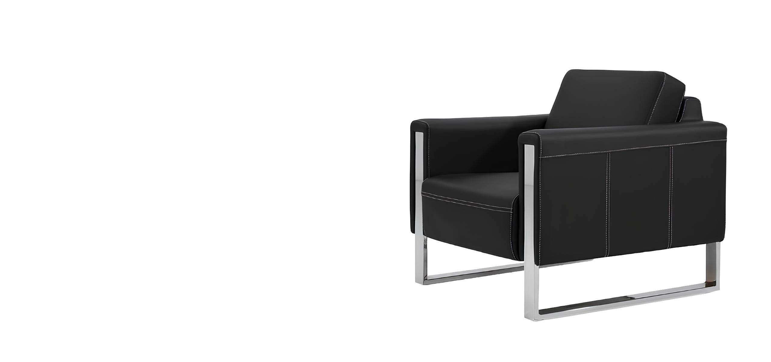 Xlmoebel Sessel Einzel-Bürosessel Loungesessel Bürostuhl Clubsessel Ledersessel. (2x Sessel), Hergestellt in Europa