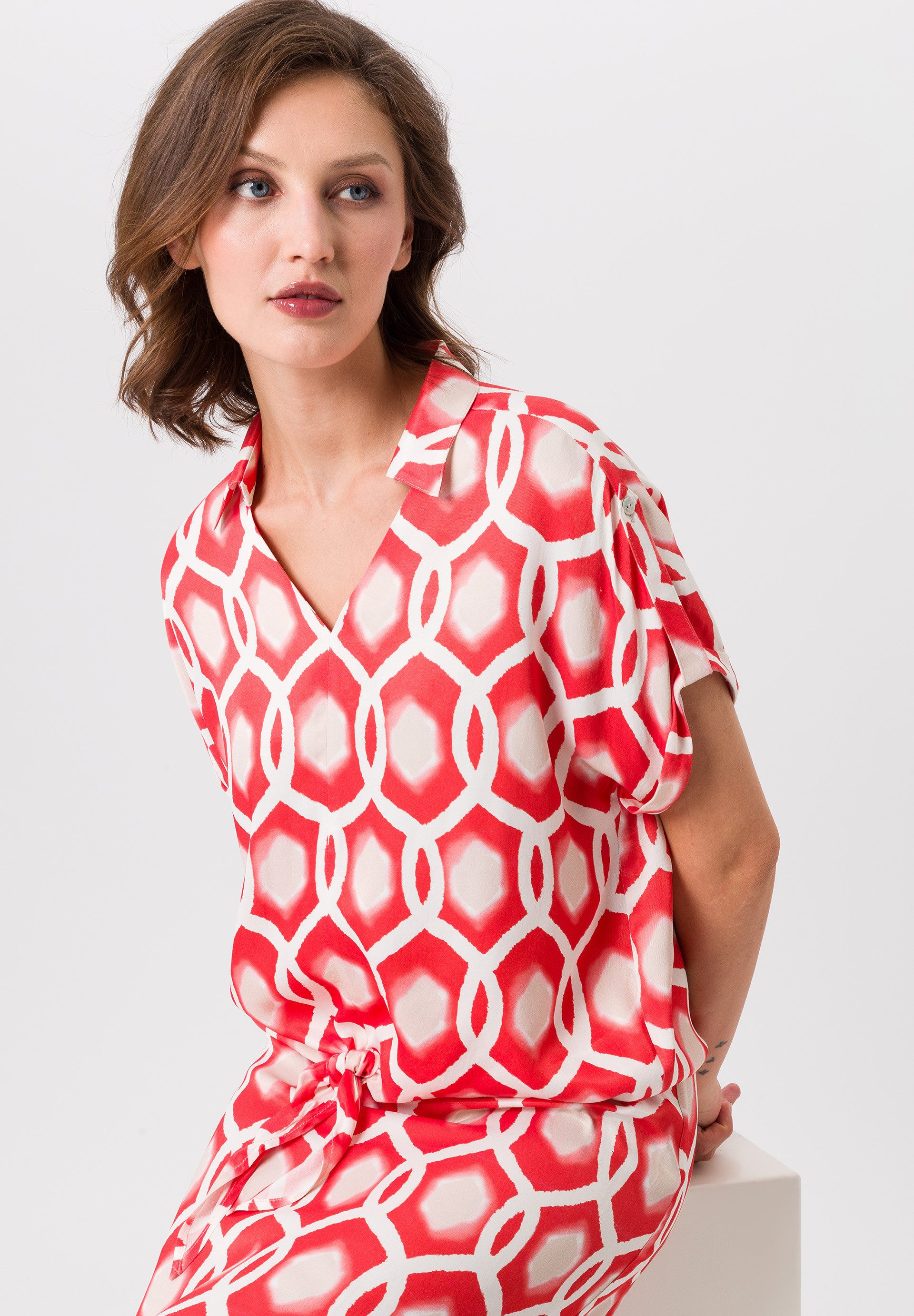 TUZZI Klassische Bluse mit Bindeband