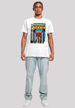 F4NT4STIC T-Shirt Marvel Iron Man Cover Herren,Premium Merch,Regular-Fit,Basic,Logo Print