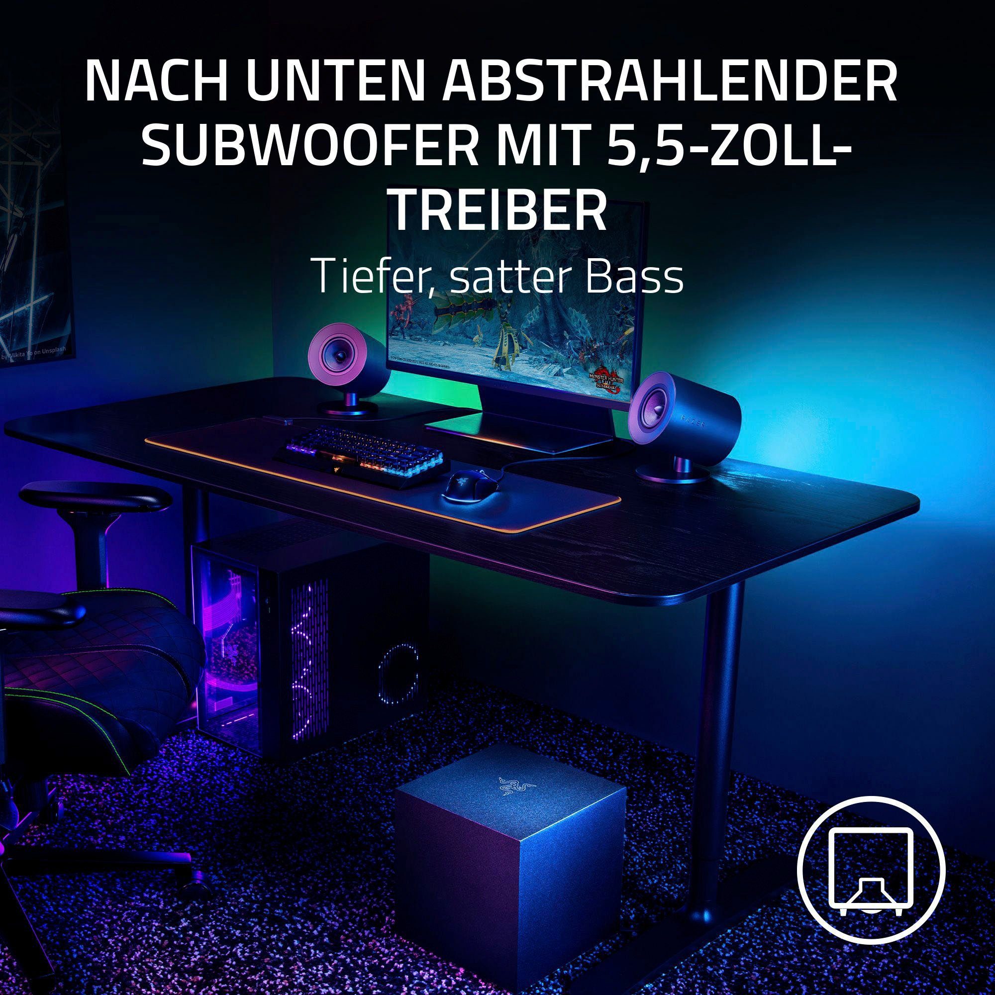 RAZER Nommo V2 Gaming-Lautsprecher 2.1 (Bluetooth)