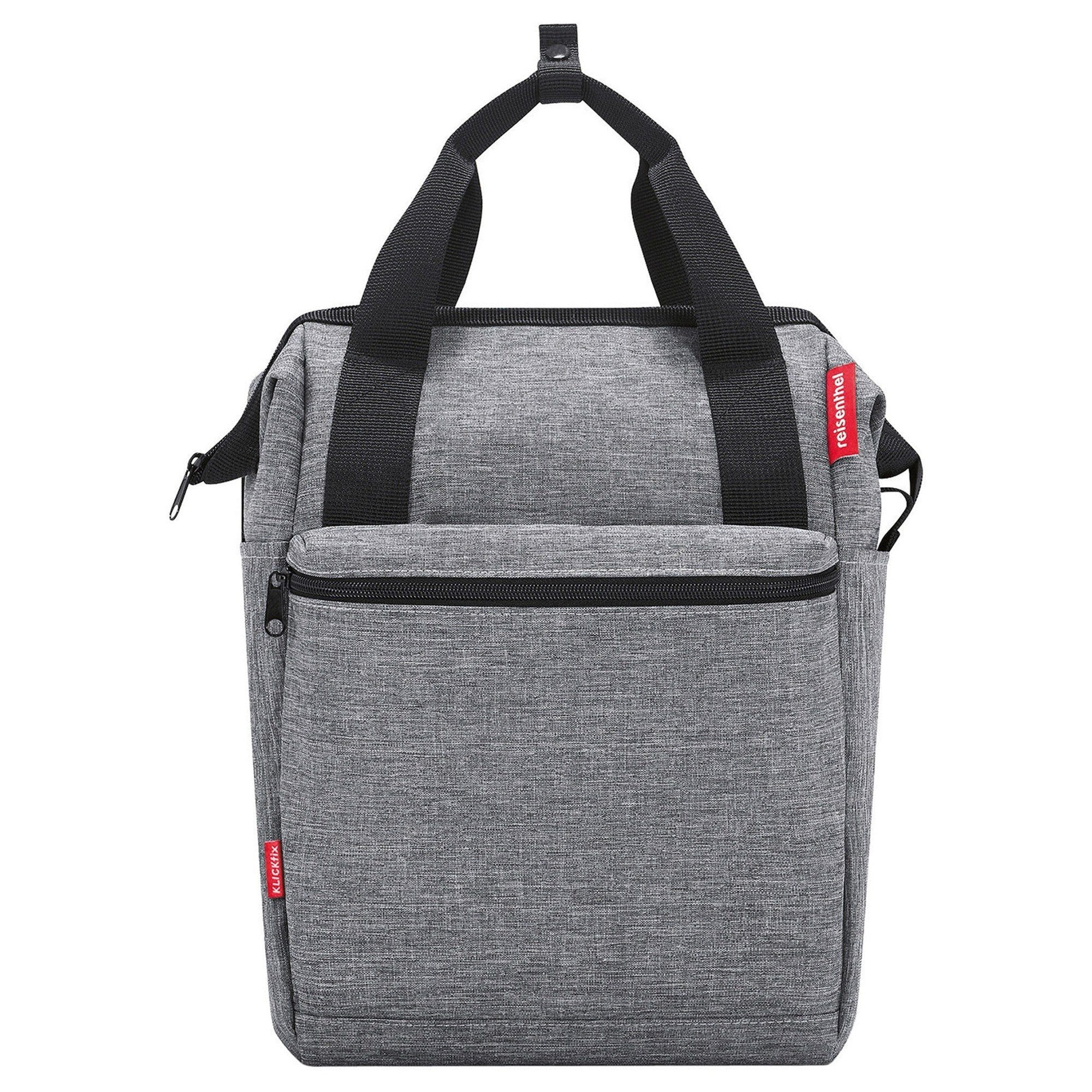 KlickFix Fahrradtasche reisenthel Roomy GT 12 - Hinterradtasche 40 cm (twist silver)