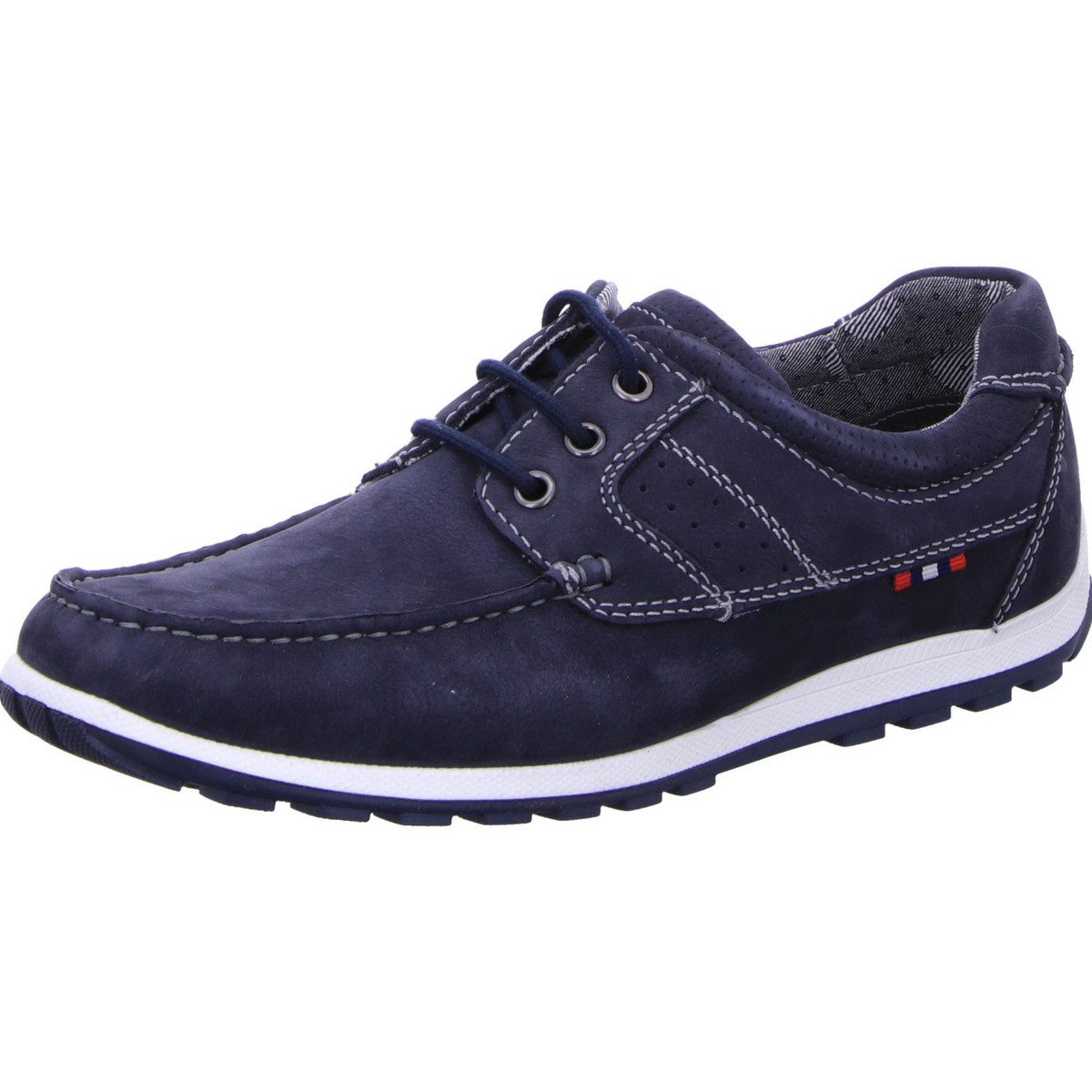 Freizeit Schnürer für Herren in blau Sneaker