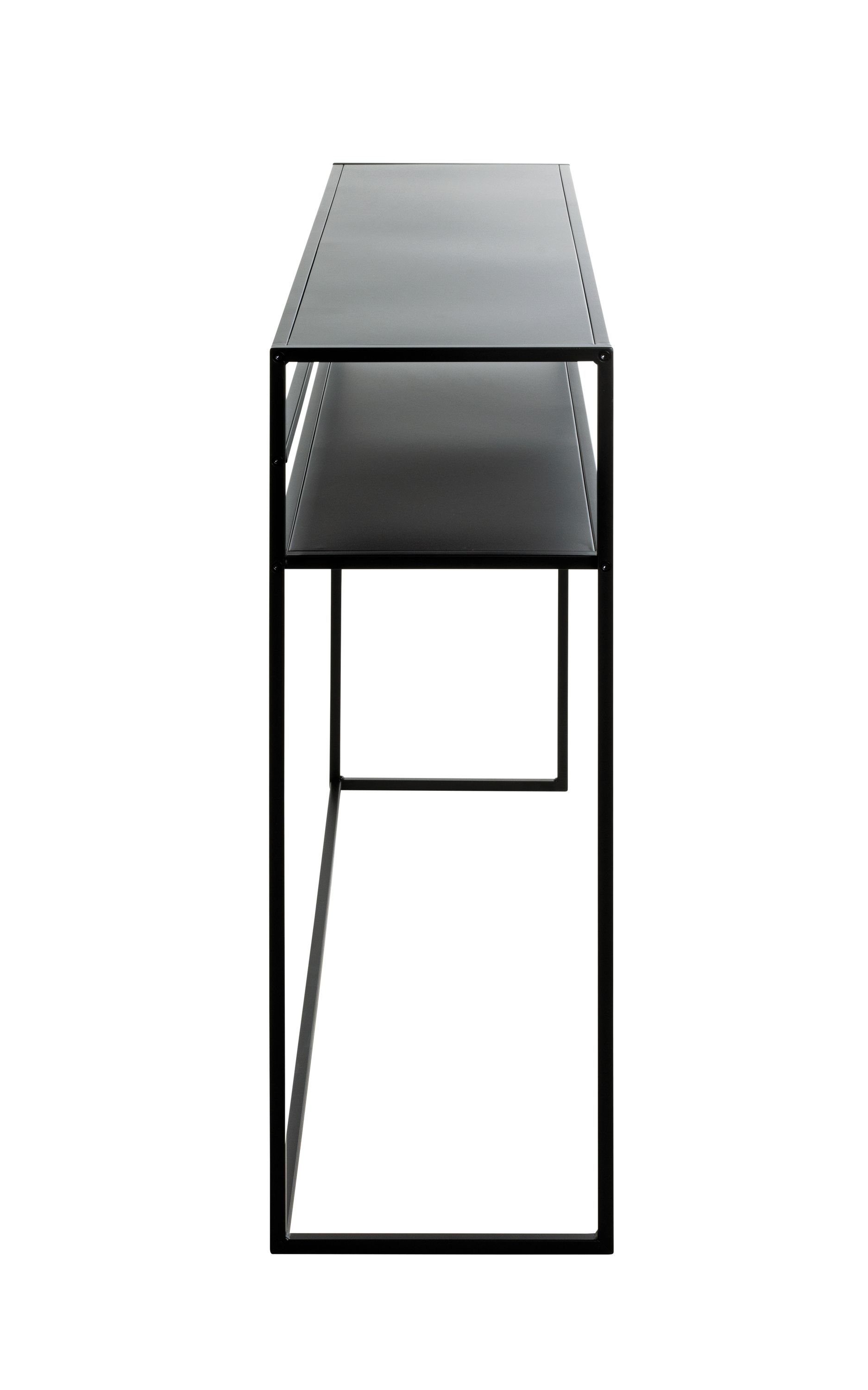 Möbel 112x81x28 Konsole, schwarz (BHT Konsole cm) BHT Konsole cm HAKU 112x81x28 HAKU