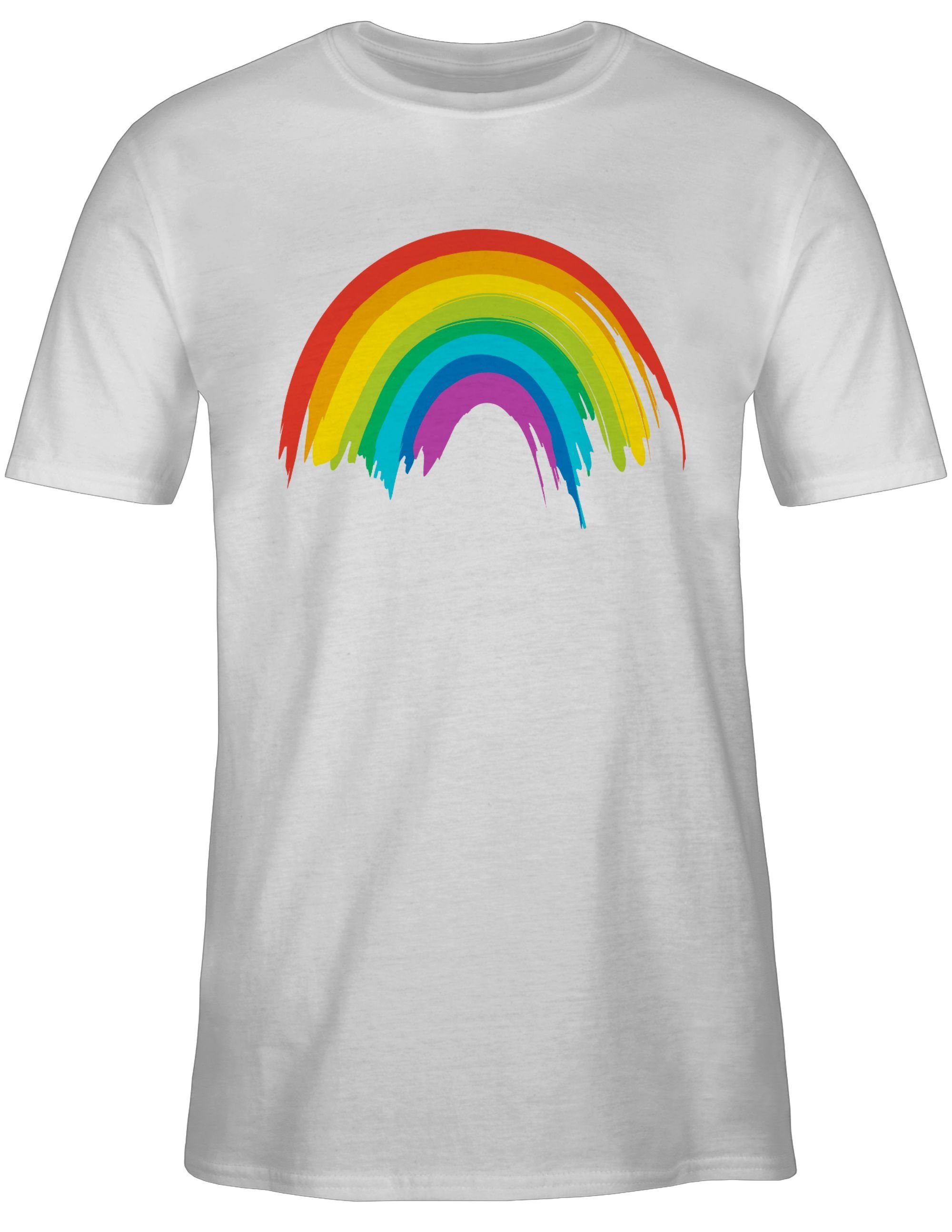 Shirtracer T-Shirt Regenbogen LGBT & LGBTQ günstig online kaufen