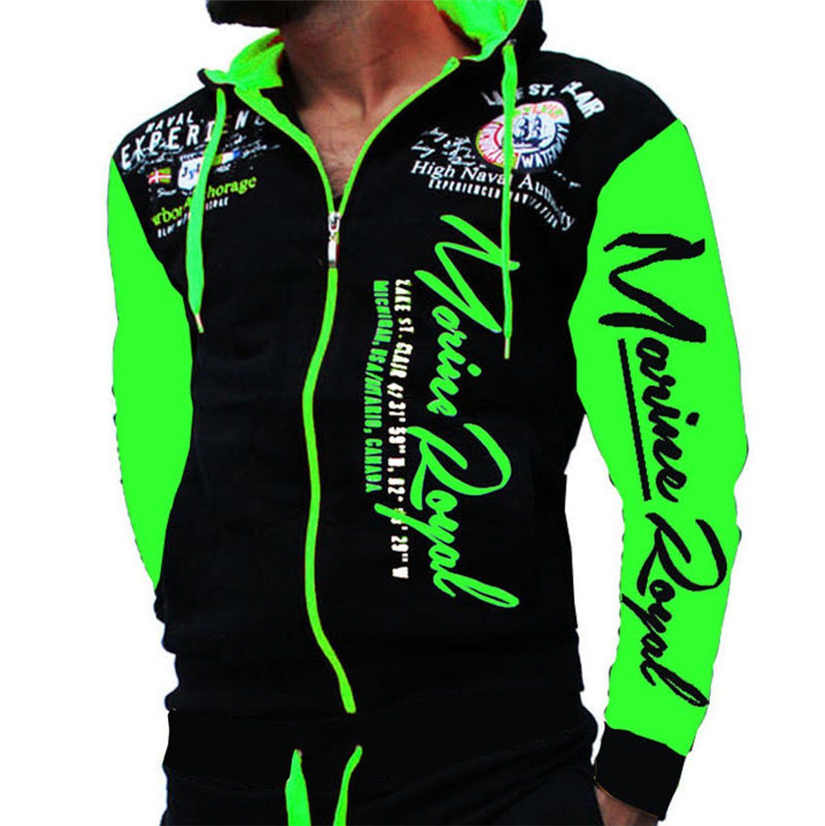 Jaylvis Collegejacke Herren Sweatjacke Sportjacke Joggingjacke mit lässiger günstig online kaufen