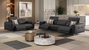 Sofanella 3-Sitzer XXL-Sofa Ledercouch MARBELLA 3-Sitzer Echtleder