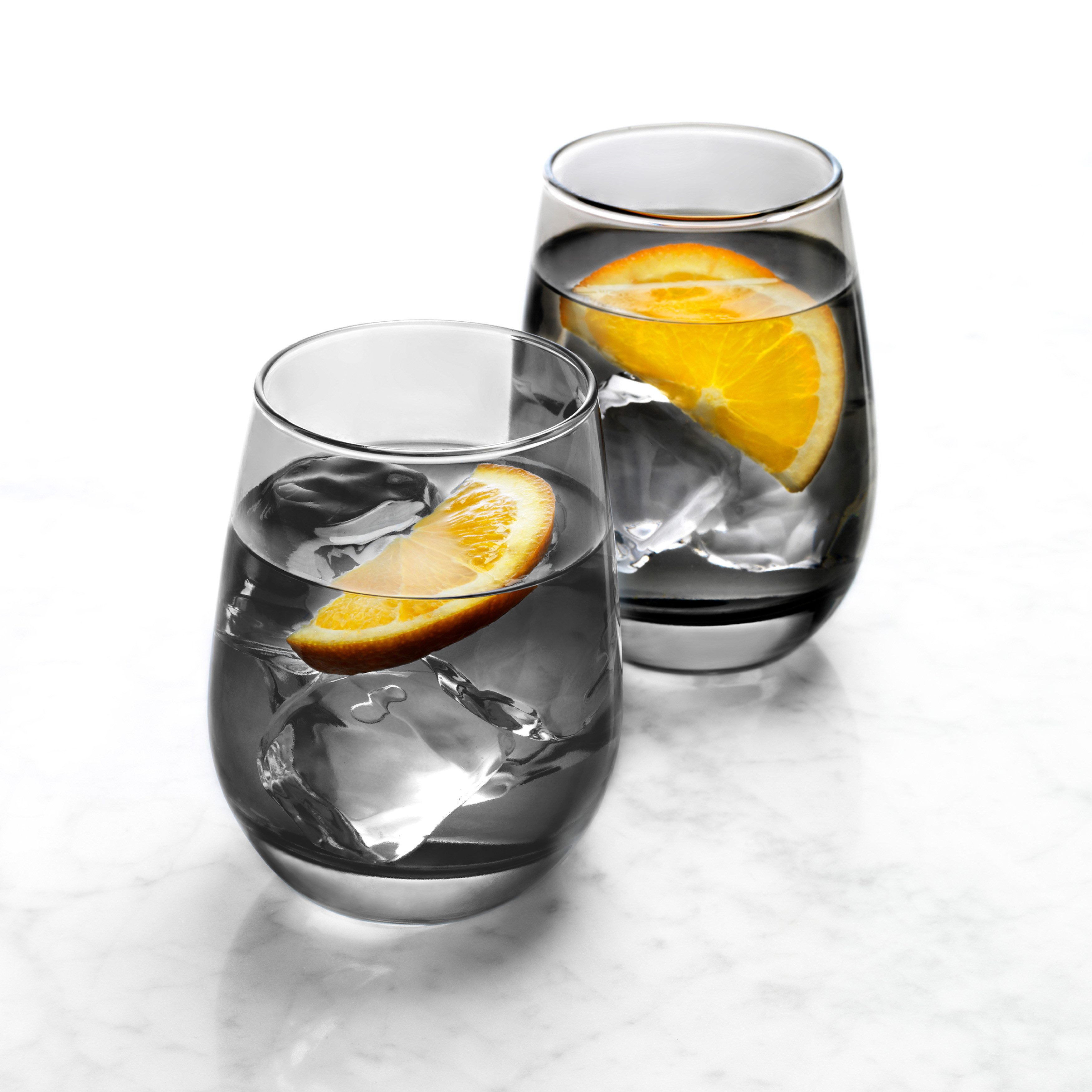 LIBBEY Gläser-Set Libbey Weinglas, 12er Set -STEMLESS-, 12-tlg., Glas, 451 ml, hochwertig verarbeitet, im modernen Design