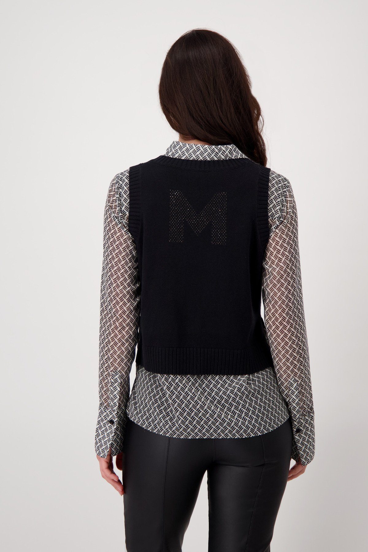 Monari Pullunder Pullunder mit Strass