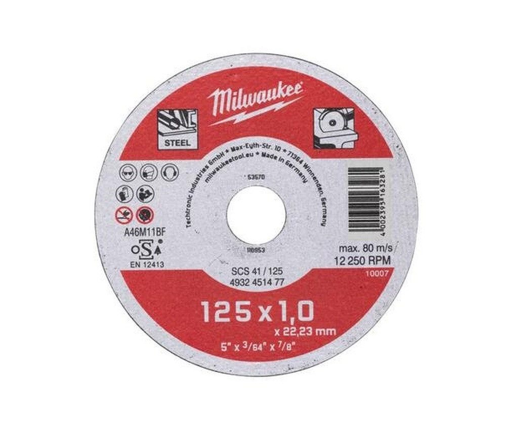 Milwaukee Trennscheiben Milwaukee Trennscheibe Metall Contractor