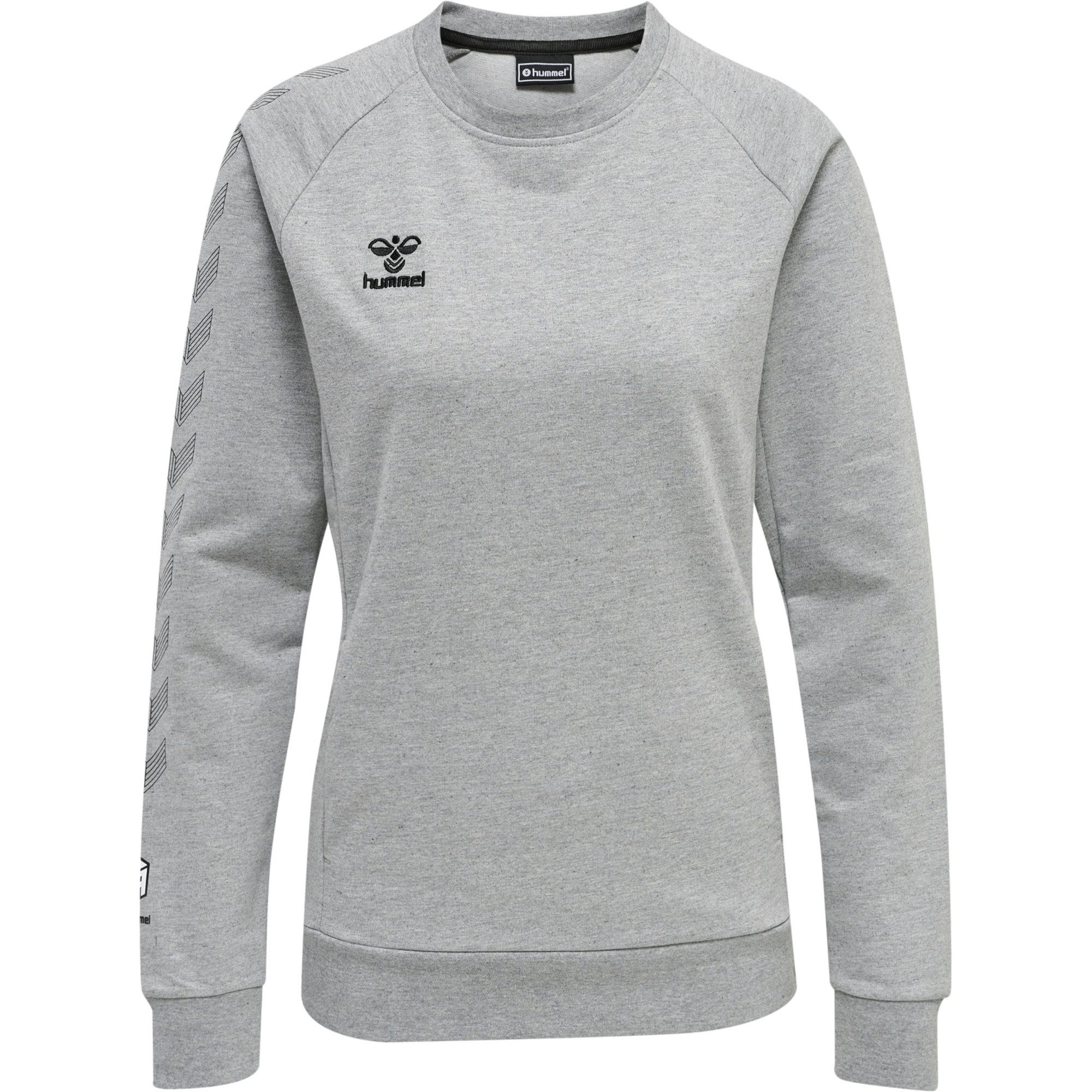 hummel Fleecepullover Hummel Damen Pullover hmlMOVE Grid Cot. Sweatshirt 214789