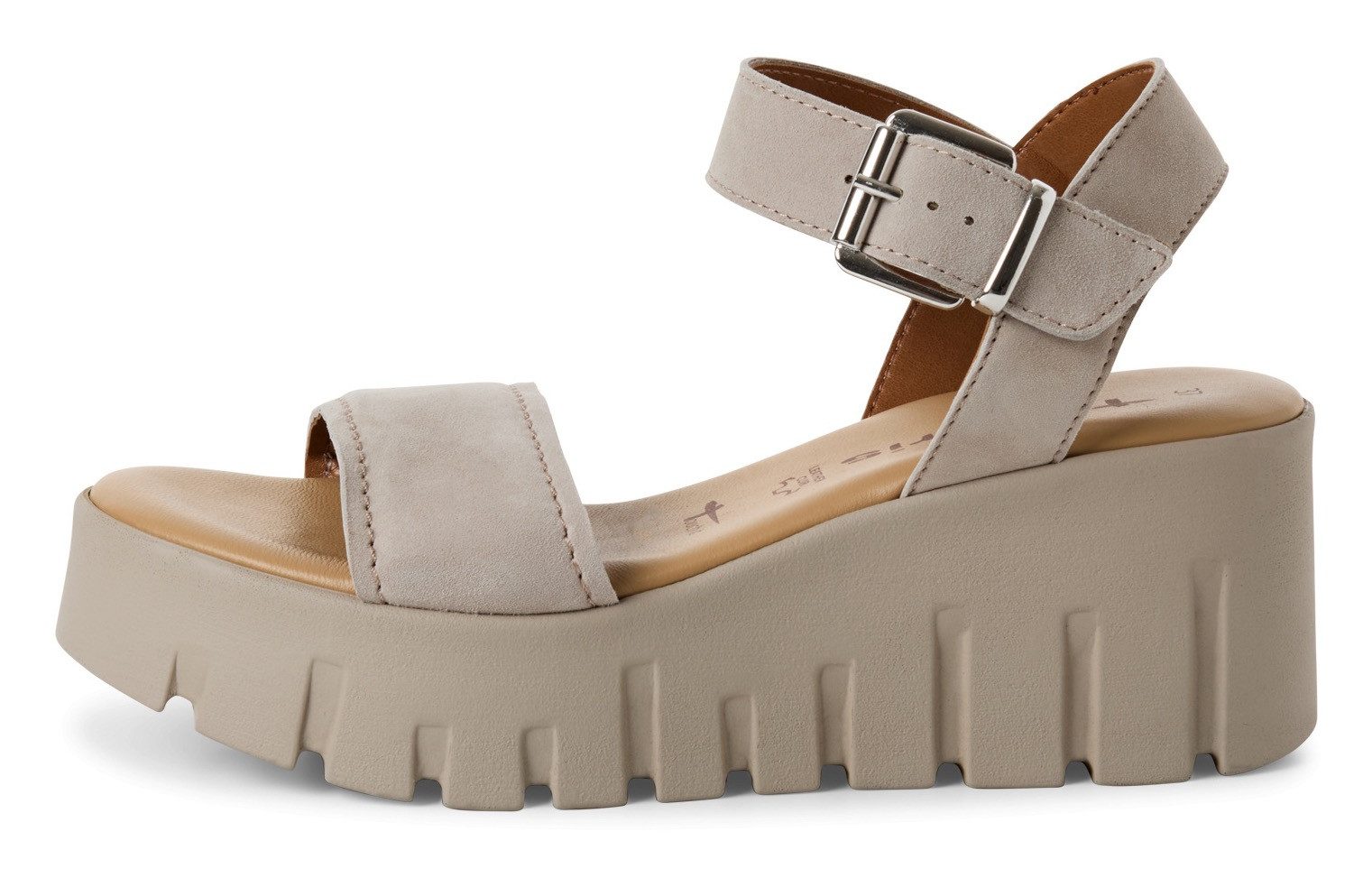 Tamaris Keilsandalette Sommerschuh, Riemchensandale mit modischer Plateausohle – Bild 5 von 5
