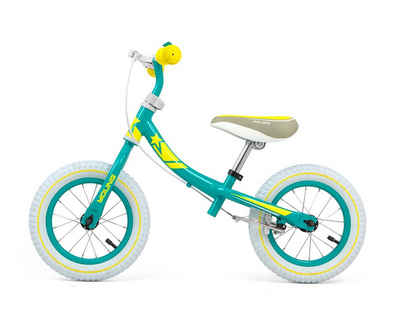 LeNoSa Laufrad 2in1 Balance Bike •12 Zoll Laufrad • Drehbarer Rahmen • Handbremse