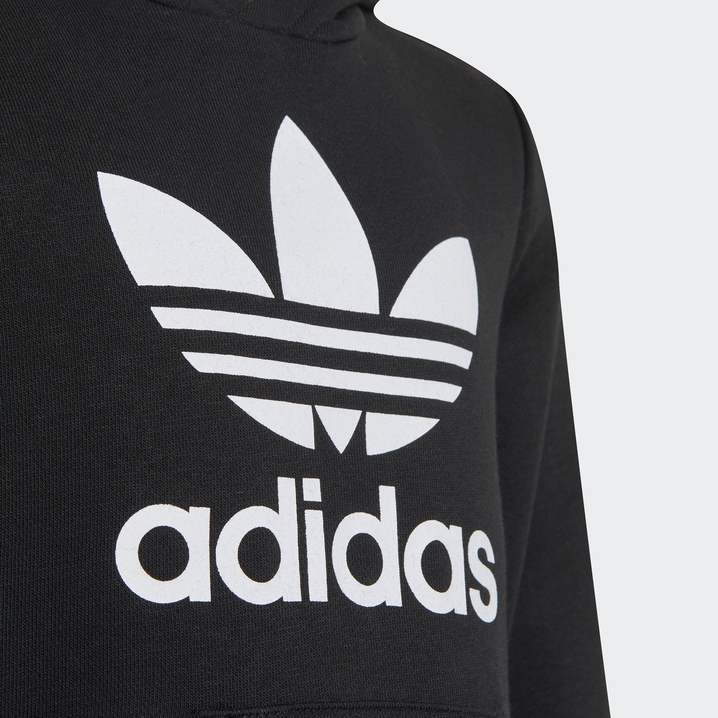 adidas Originals / White ADICOLOR (2-tlg) HOODIE Trainingsanzug Black