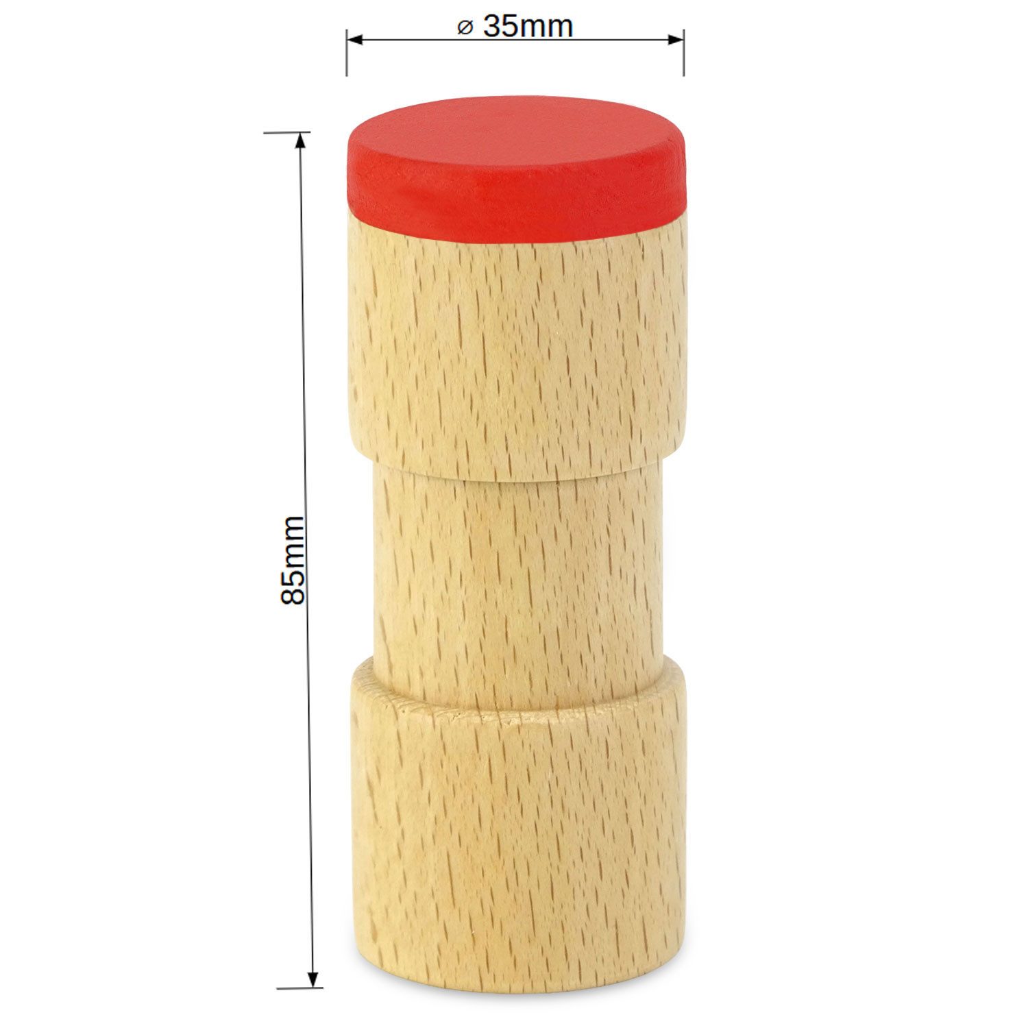 keepdrum Shaker keepdrum Shaker KDSHW aus Buchenholz,Percussion, 1x Shaker