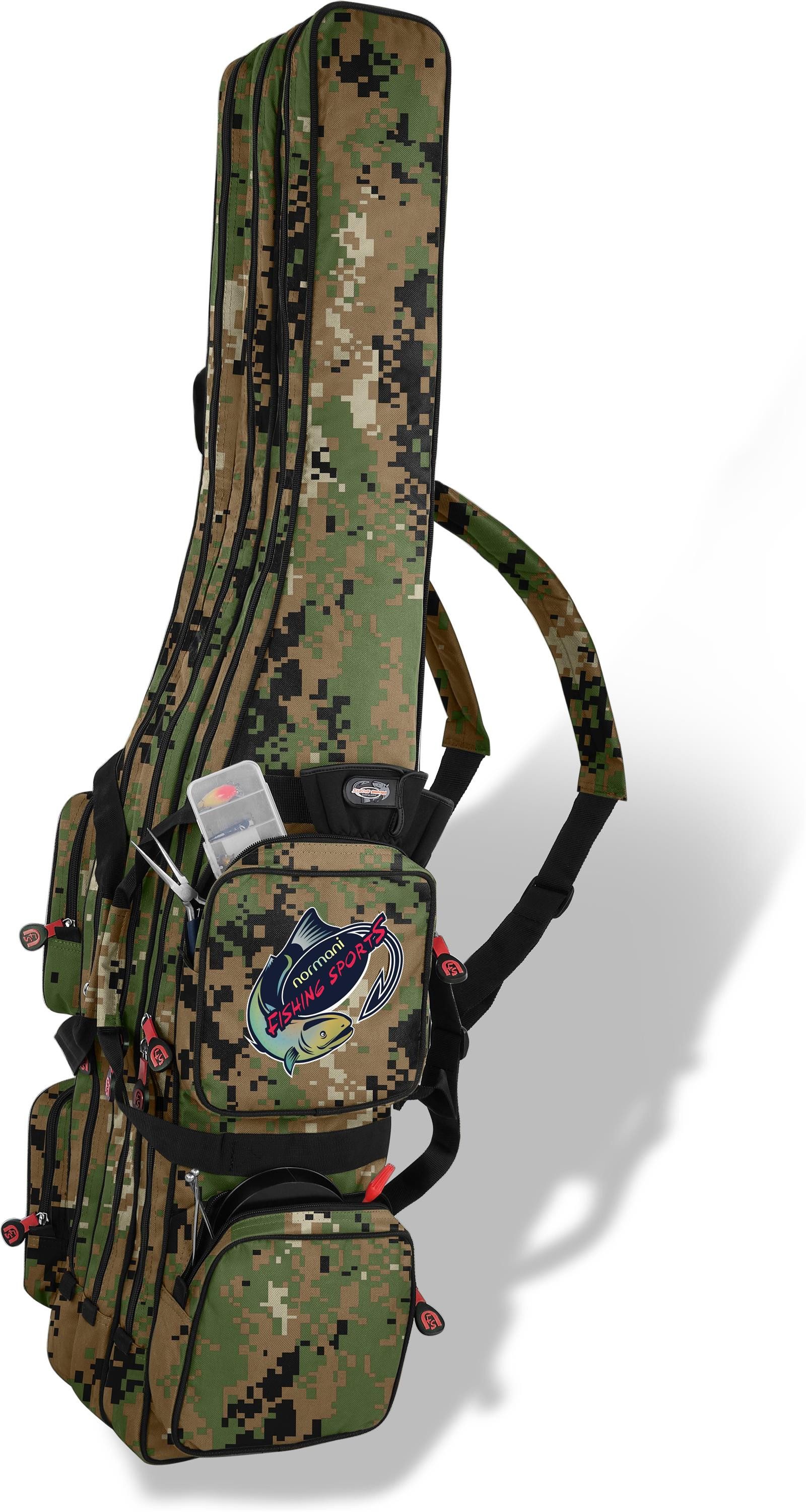 normani Angelrutentasche, Rutenfutteral Angelrutenrucksack Angelrutentasche günstig online kaufen