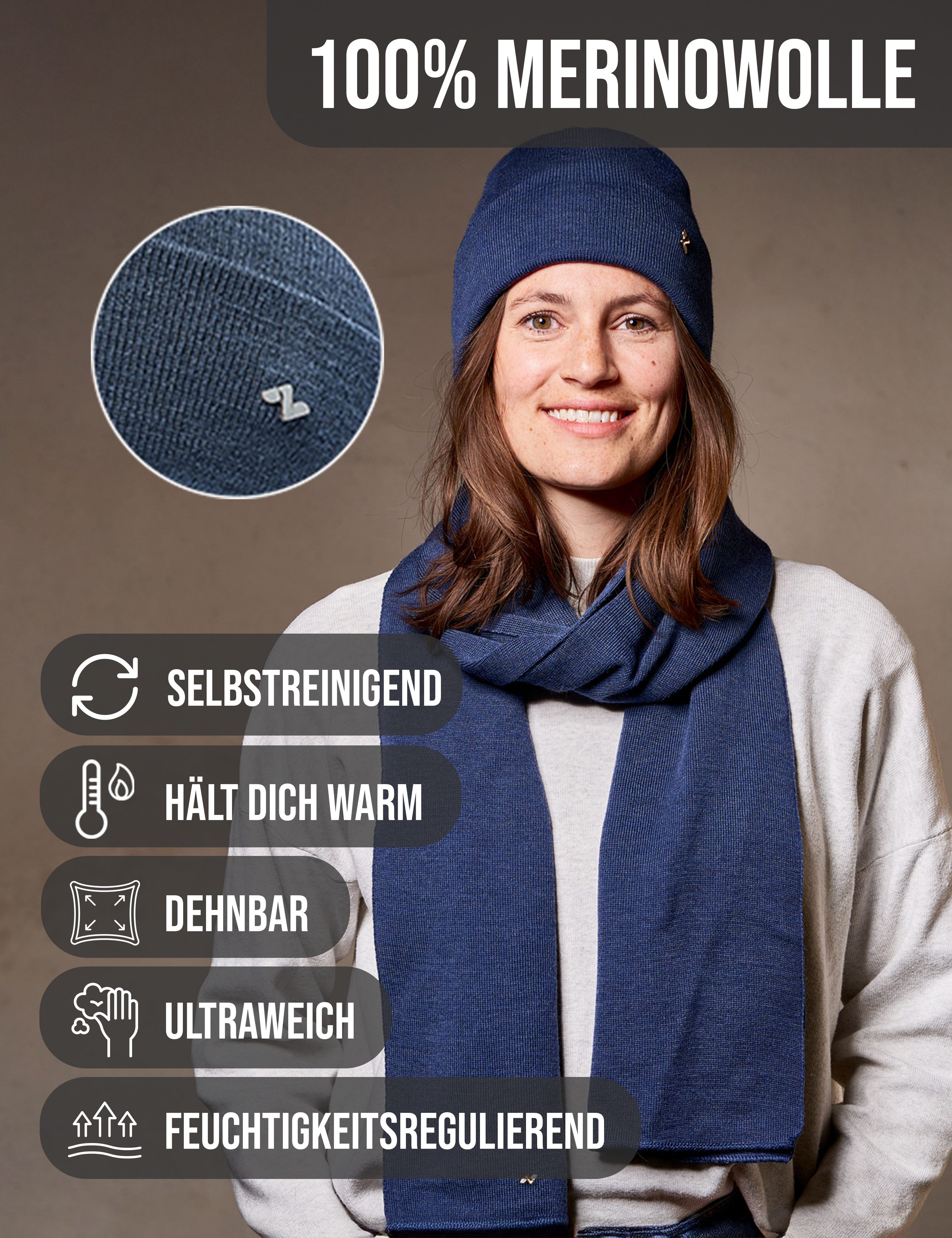 NYTTED® Beanie Beanie & Schal Set