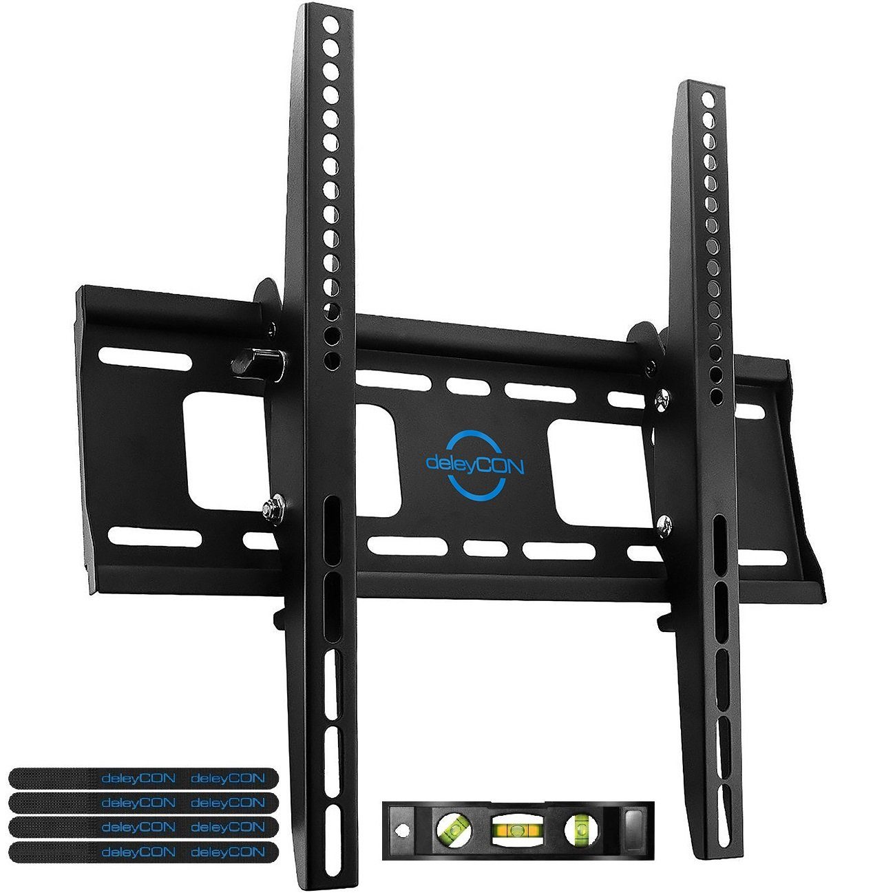 deleyCON TV-Wandhalterung deleyCON Universal TV Wandhalterung - bis 65" Zoll (165cm) - Neigbar von deleyCON
