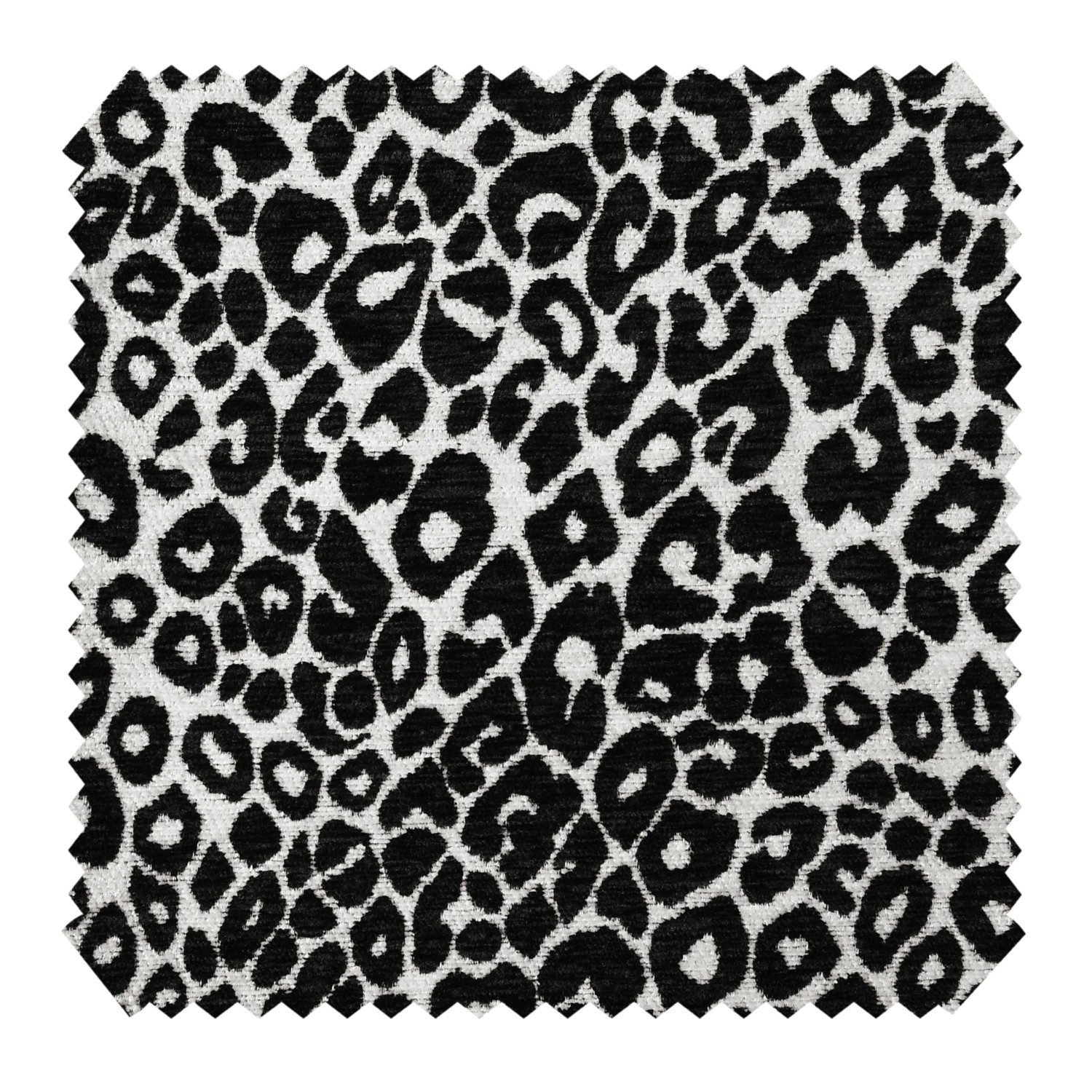 novely® Stoff LEO Jacquard-Polsterstoff im Leopardenmuster – Chenille, Meterwa, Robust, Samtweich, Verstärkte Rückseite