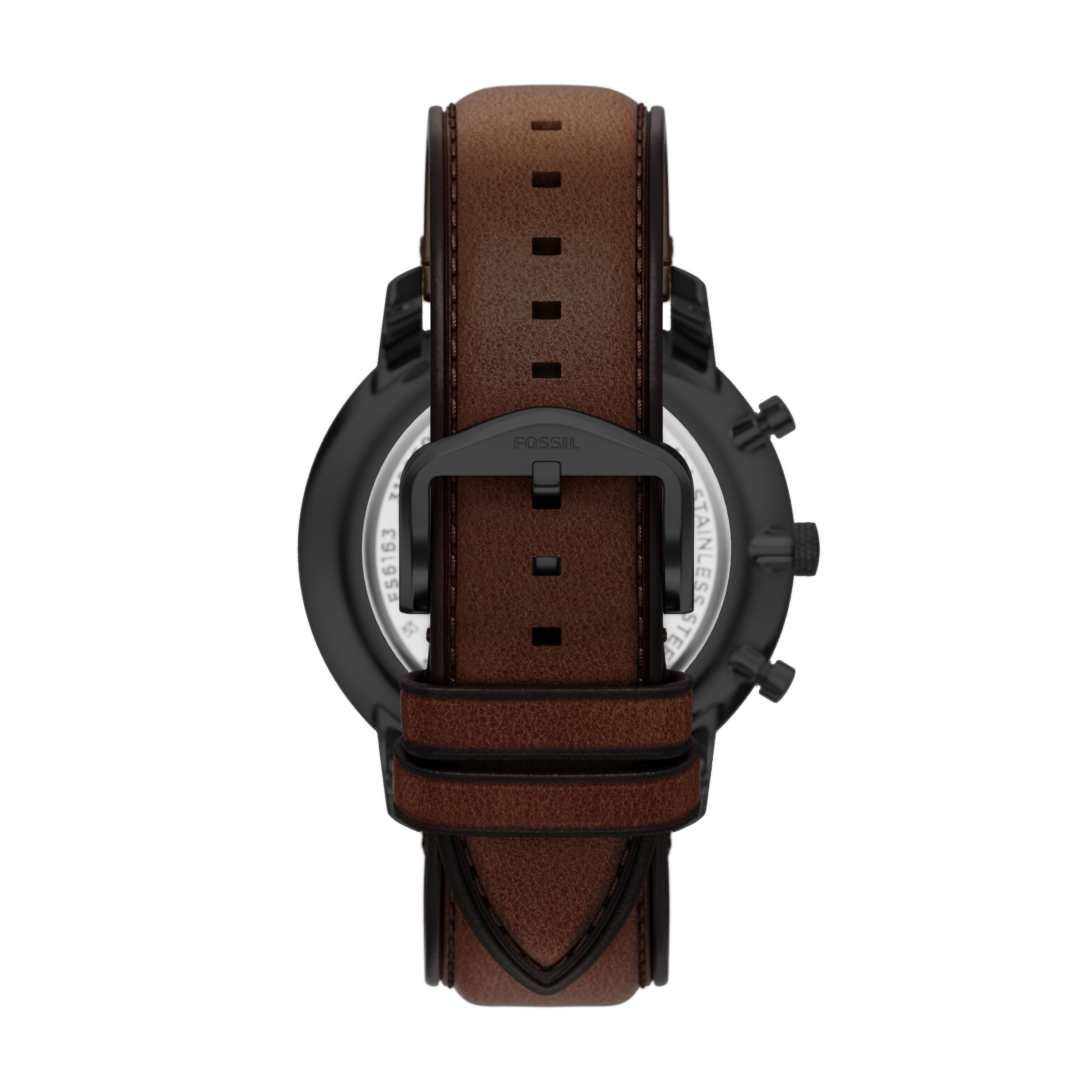 Fossil Chronograph Neutra FS6163, Quarzuhr, Armbanduhr, Herrenuhr, Lederarmband, analog, Tag