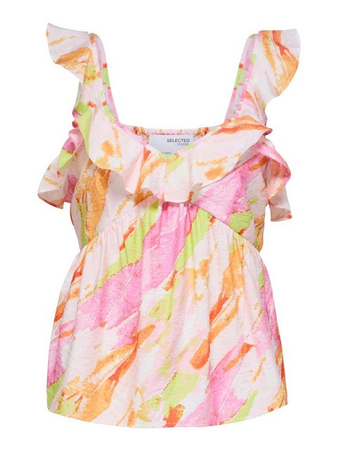 SELECTED FEMME Shirttop Aurelia (1-tlg) Volant, Weiteres Detail, Drapiert/gerafft