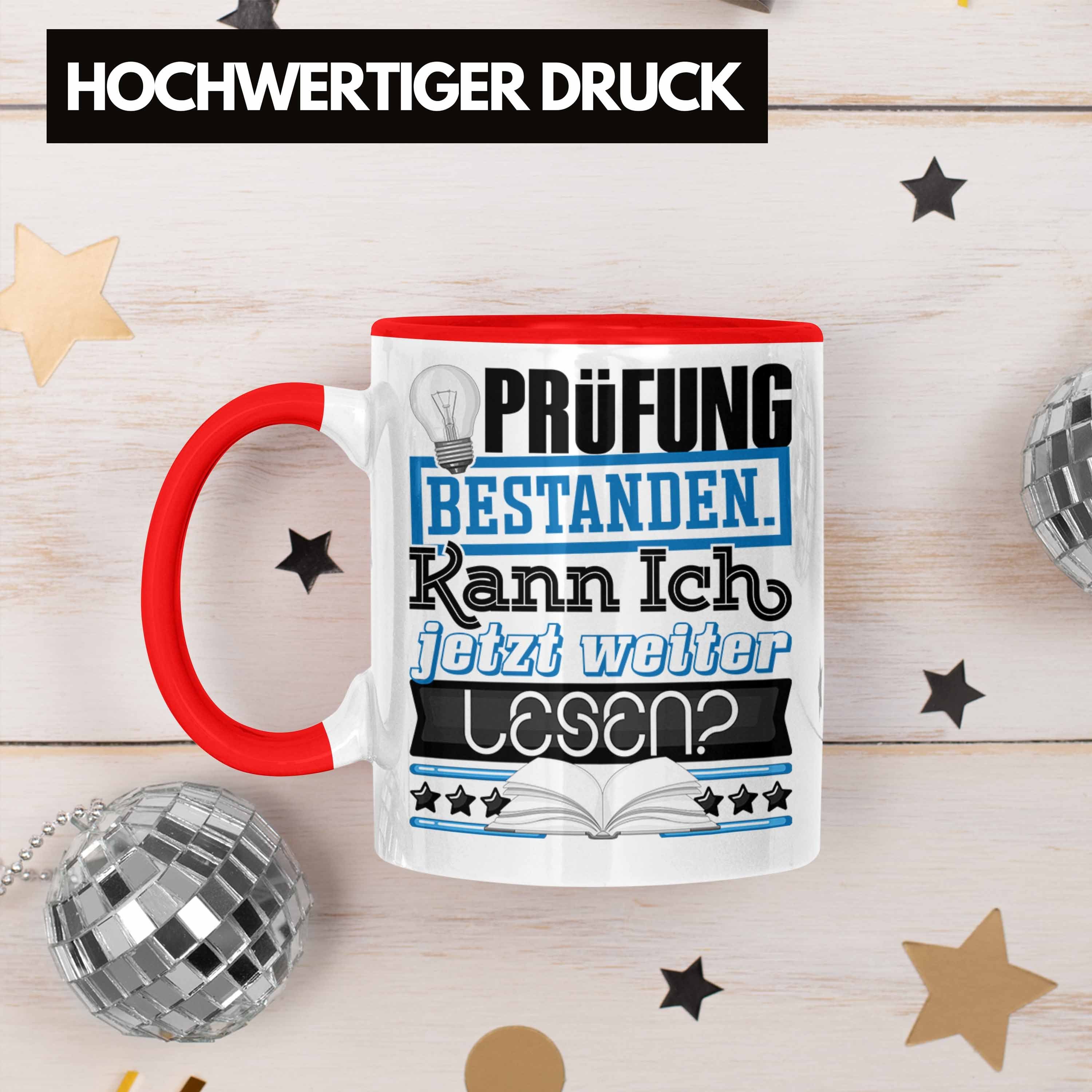 Besta Tasse Geschenk Trendation Tasse Rot Master Bestanden Prüfung Prüfung Bachelor Studium