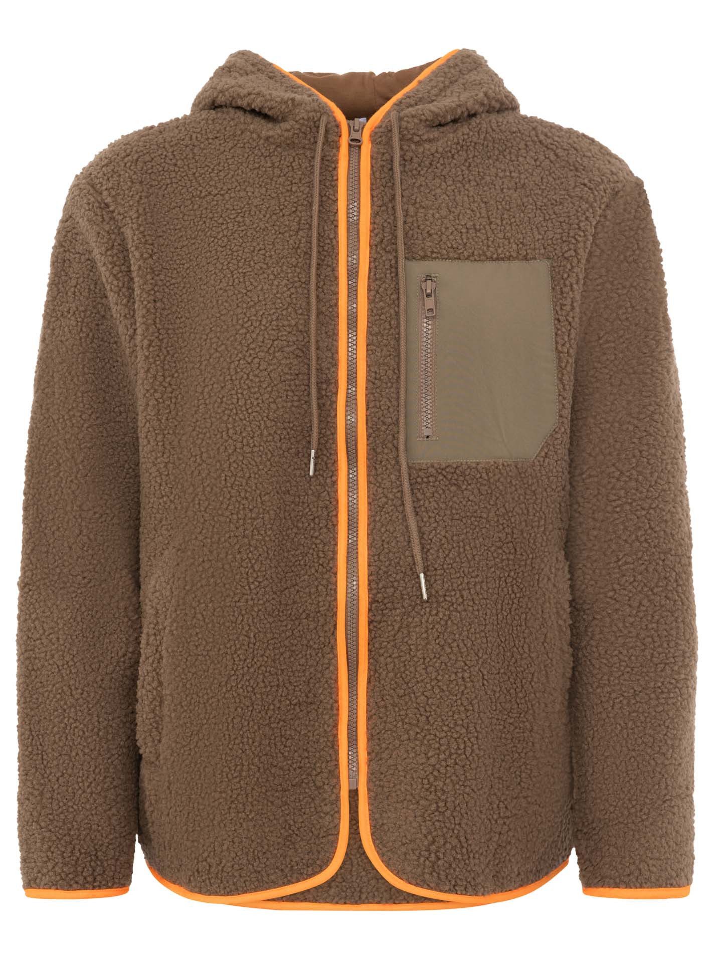 Zwillingsherz Kapuzensweatjacke "Classic" kuschelig weich, mit Taschen, Kapuze, Kontrastdetails