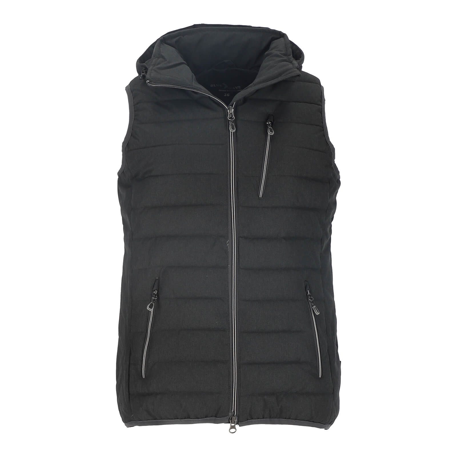 Blue Wave Steppweste Damen Weste Nathalie gesteppt mit abnehmbarer Kapuze i günstig online kaufen