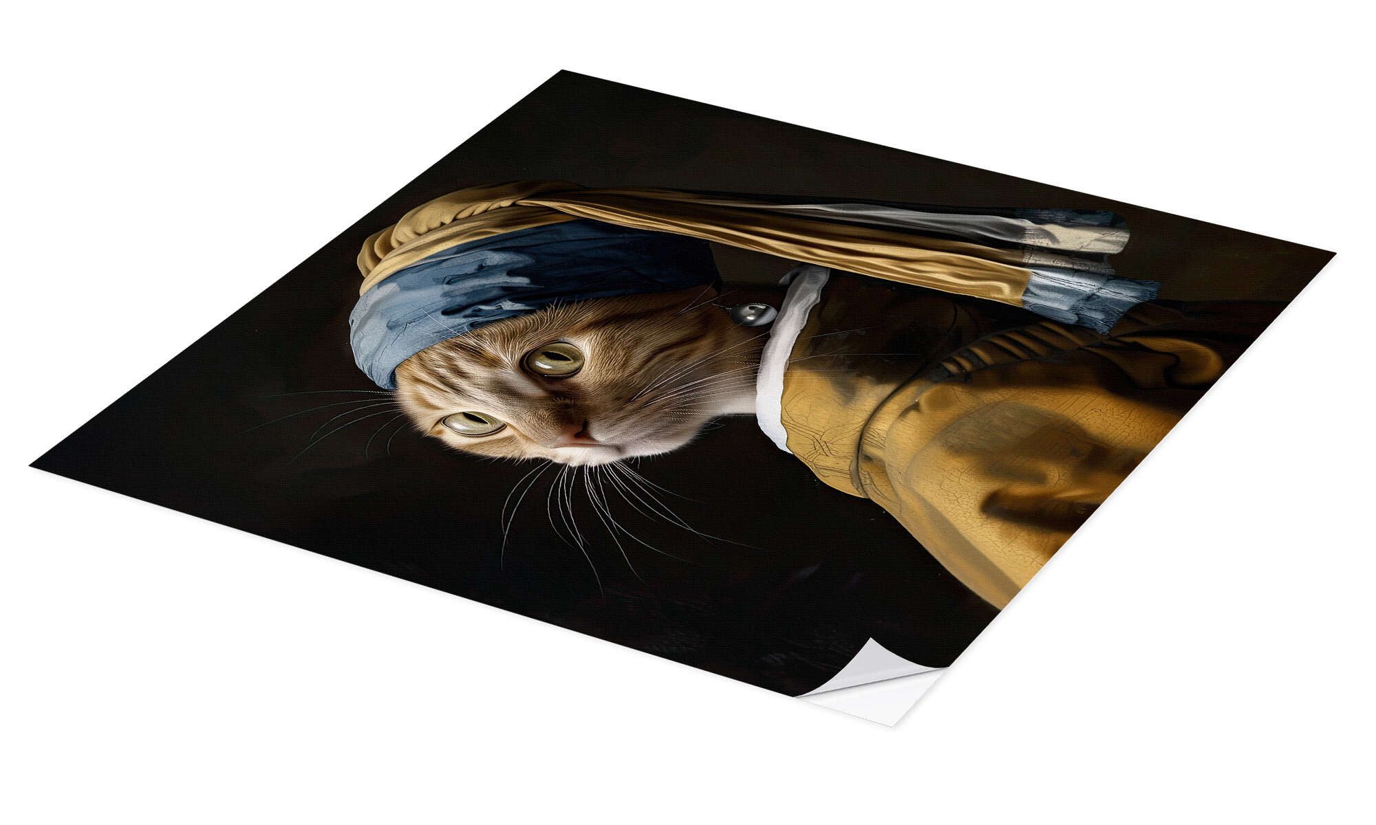Posterlounge Poster Felipe Hora, Die Katze günstig online kaufen