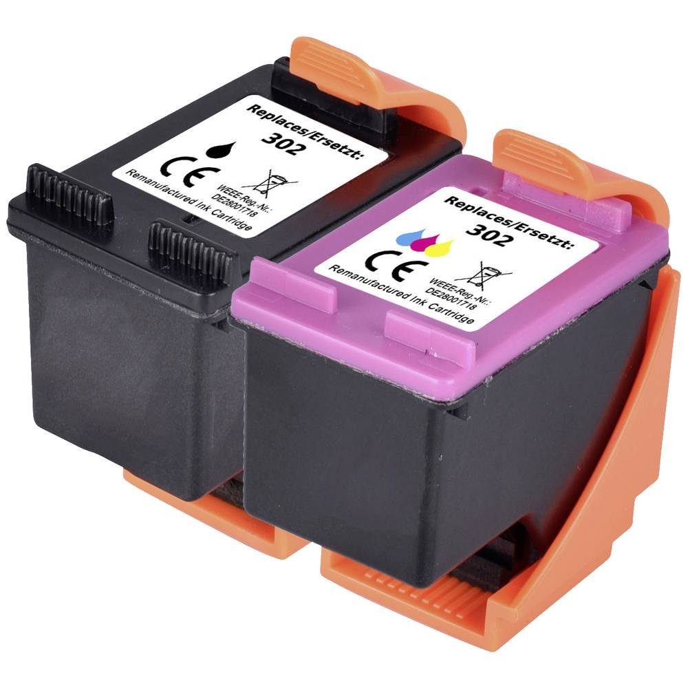 Tinte ersetzt HP 302, X4D37AE, F6U66AE, F6U65AE Tintenpatrone