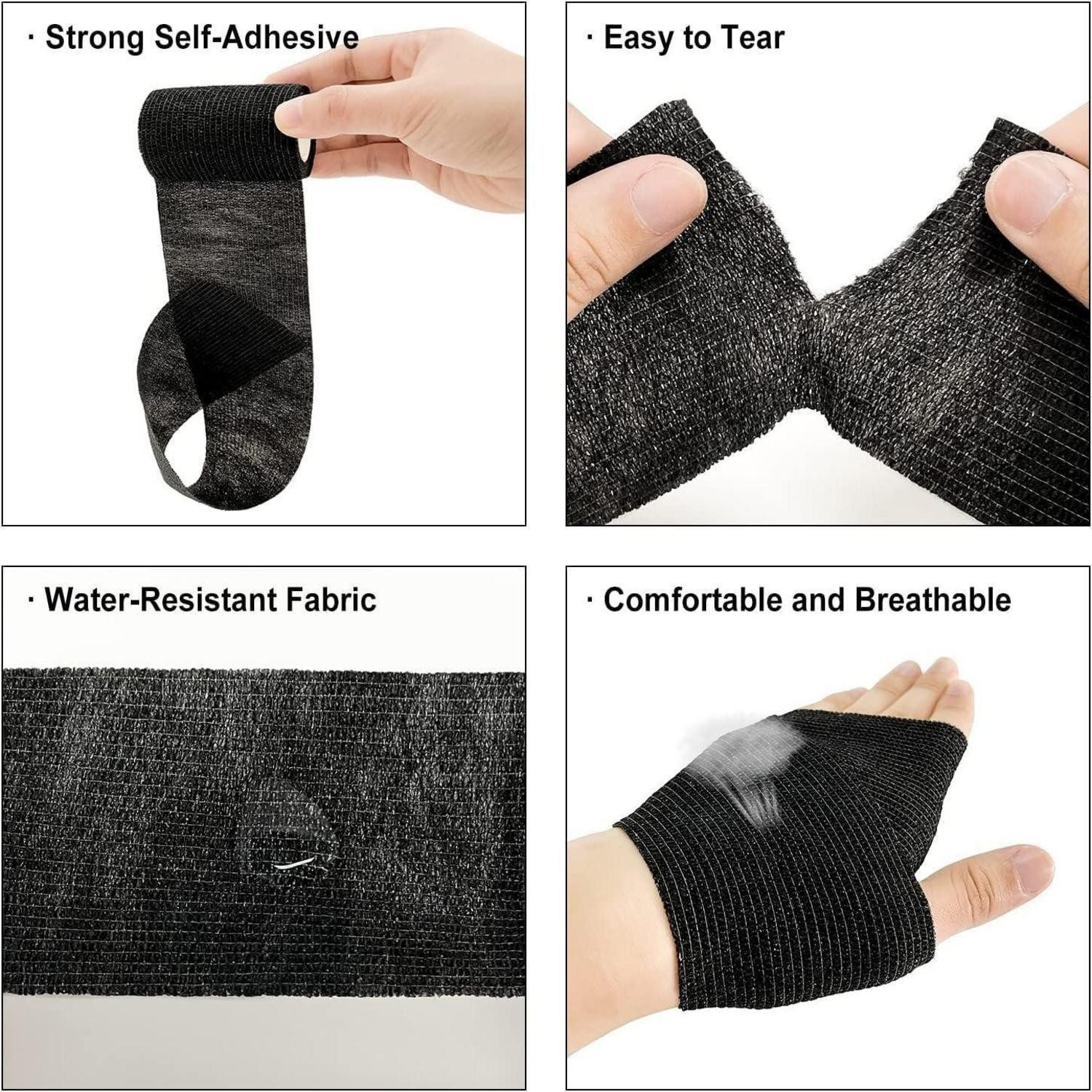 LuxusKollektion Bandagierunterlage Selbstklebender Verband Pferd 8 Rollen 7,5 cm x 4,5 m elastisch