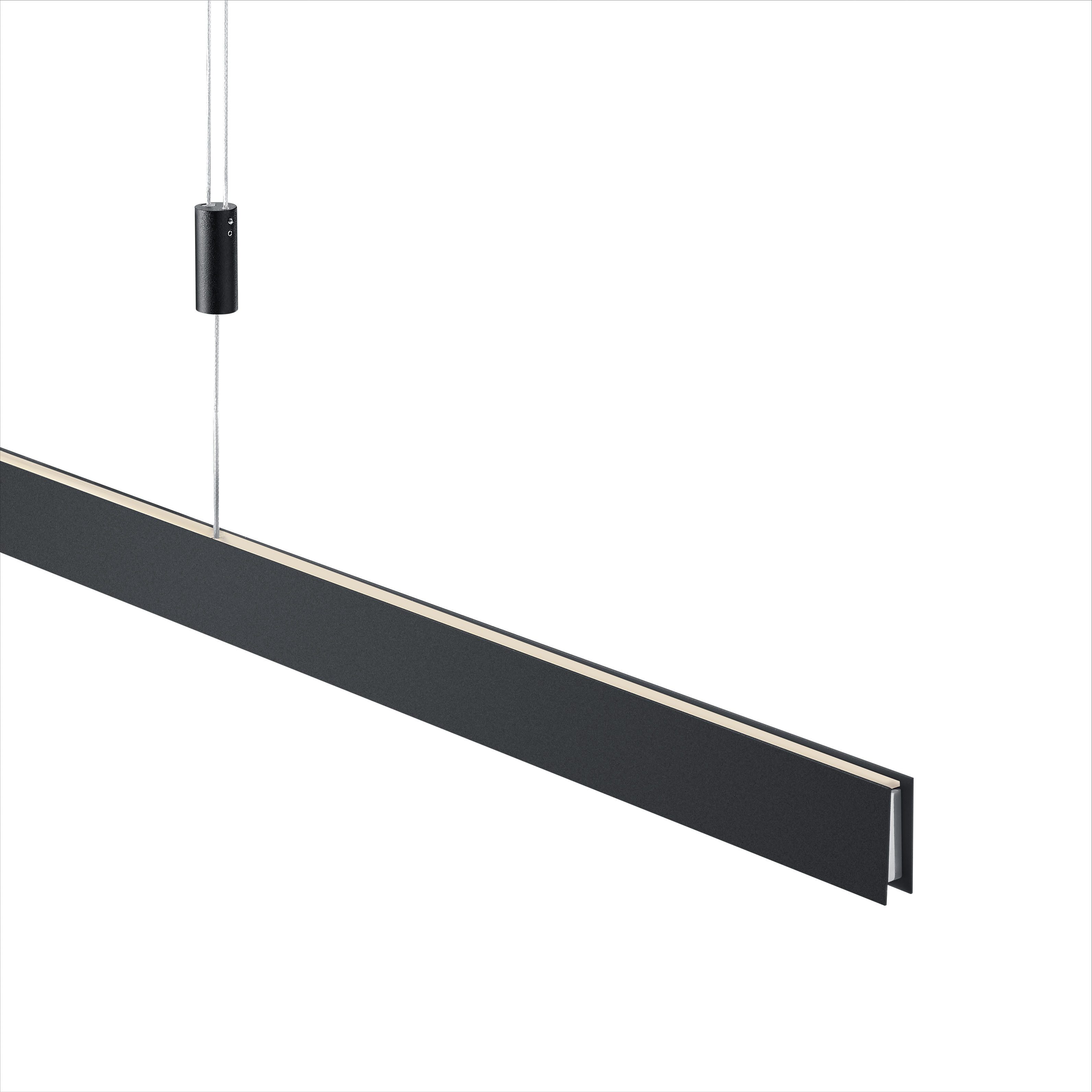 HELL höllisch gutes Licht LED Pendelleuchte DELTA, LED fest integriert, Warmweiß, dimmbar über Wanddimmer, Höhenverstellbar