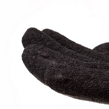 Arbeitshandschuhe Arbeitshandschuhe - Strickhandschuh, Latex schwarz K036 Größe 10