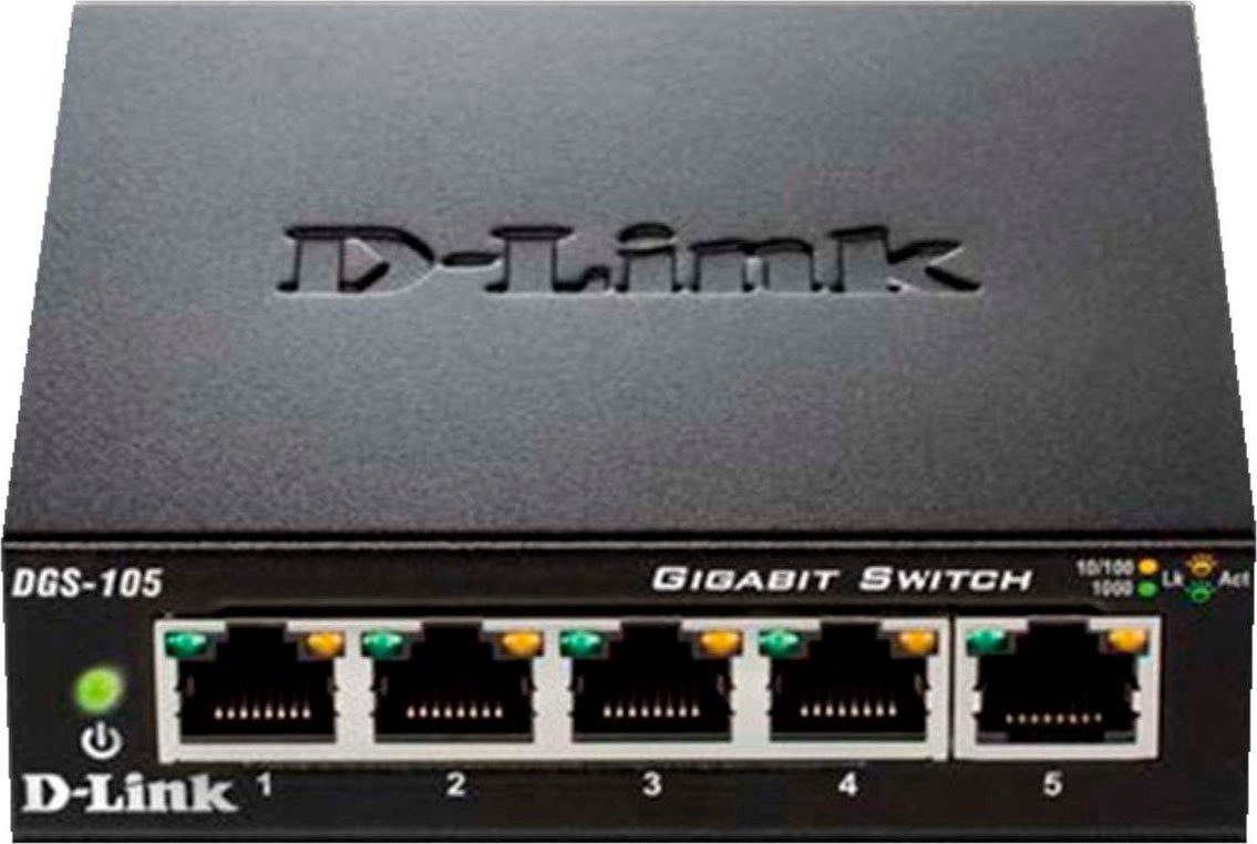 DGS-105 5-Port Layer2 Gigabit Switch Netzwerk-Switch