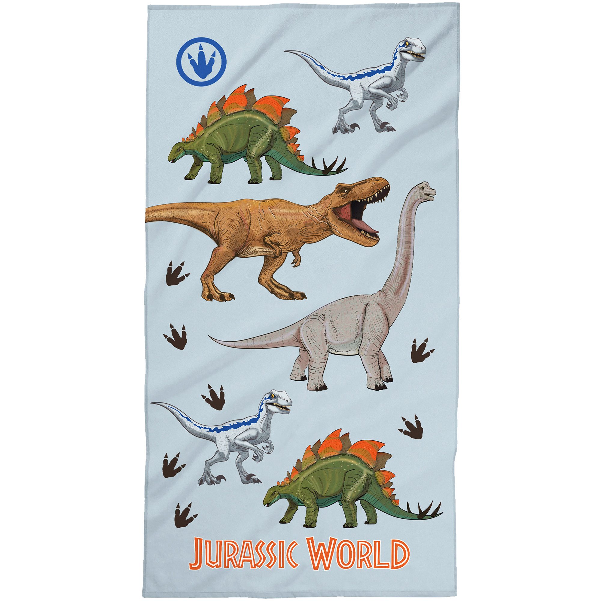 BERONAGE Strandtücher Jurassic World Badetuch Dinosaurier Park 60x120 cm, 1 günstig online kaufen